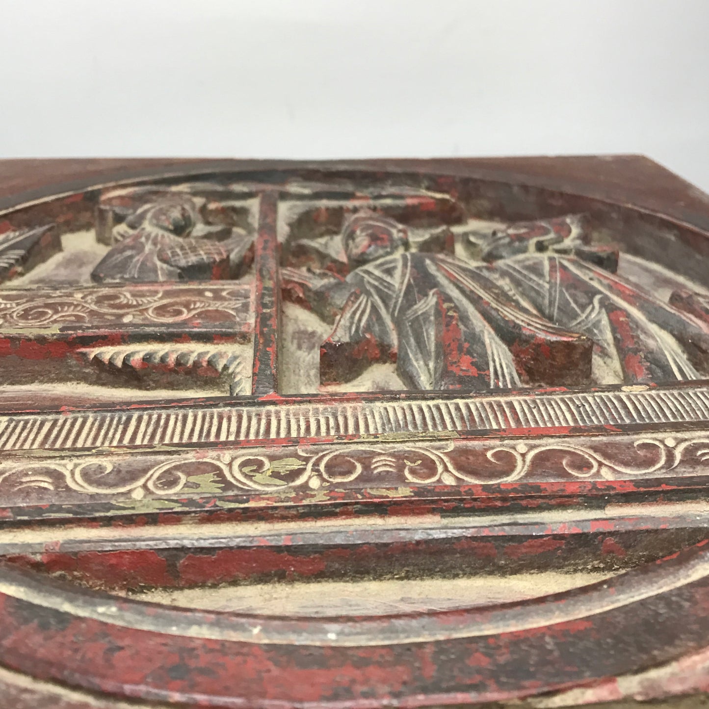 Chinese Carved Wood Panel, Chinoiserie Wall Decor, Background Decor