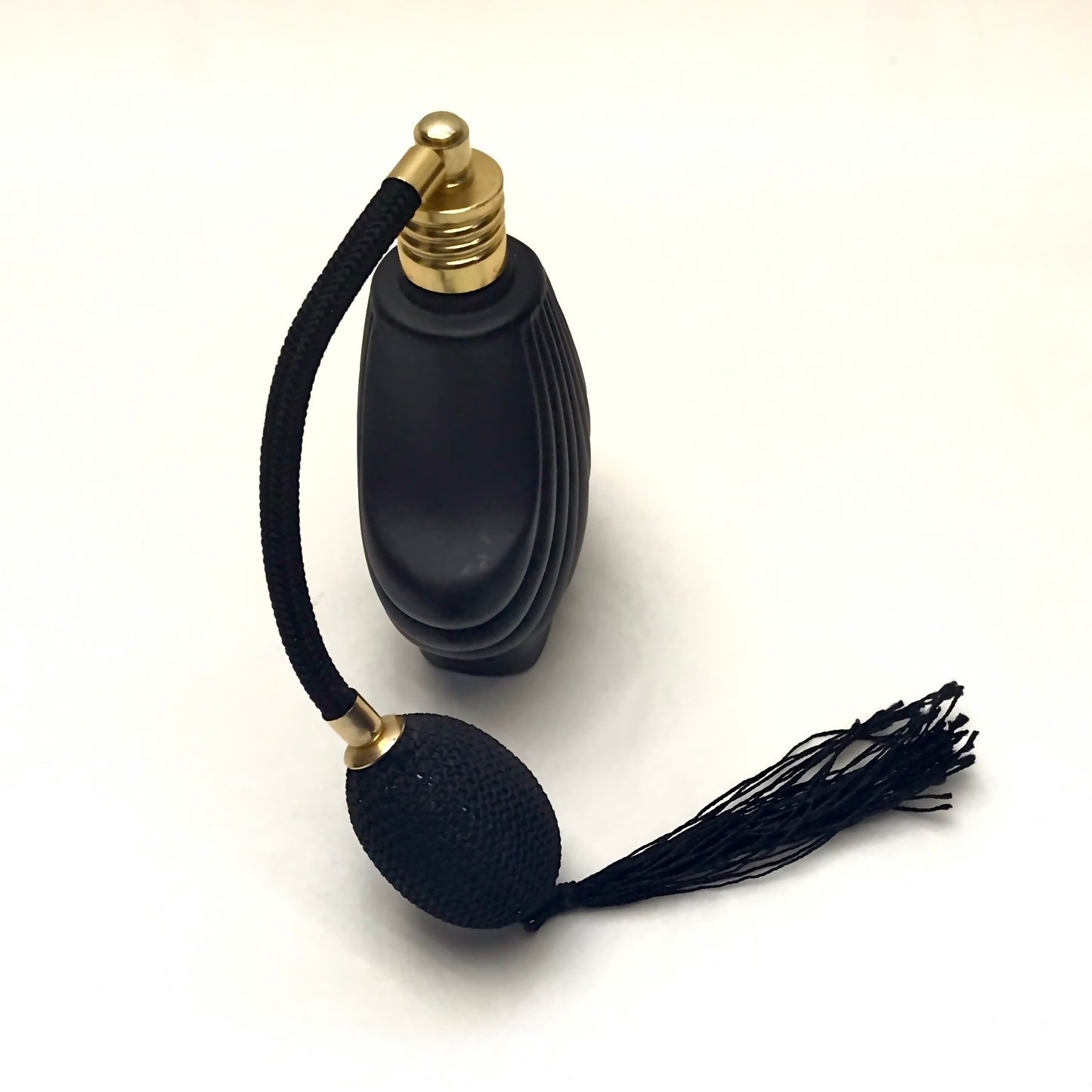 Black Glass Perfume Atomizer, Spray Scent Bottle