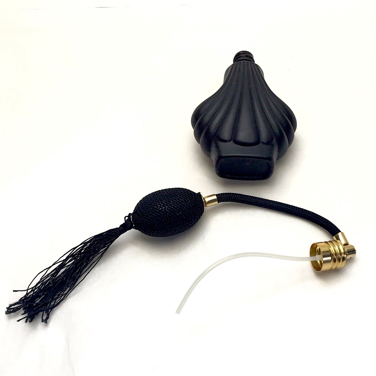 Black Glass Perfume Atomizer, Spray Scent Bottle