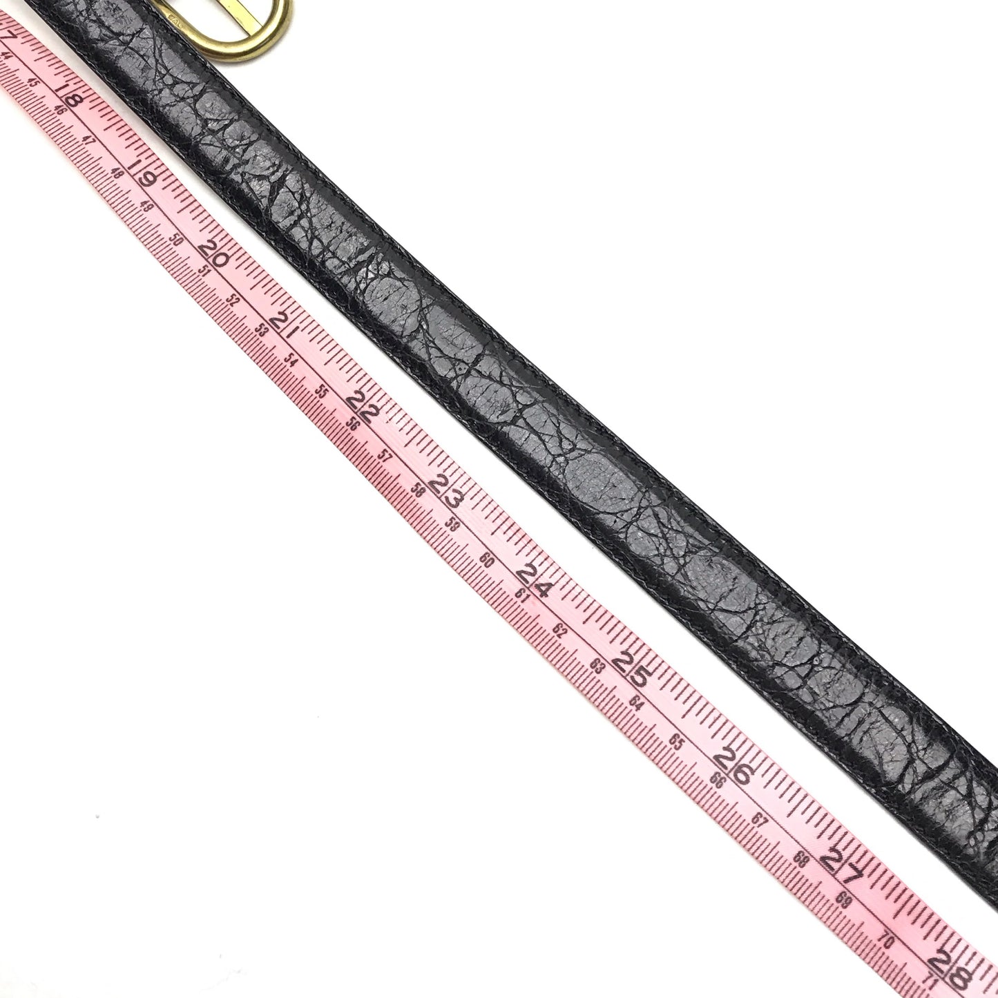 Emporio Armani Black Leather Belt