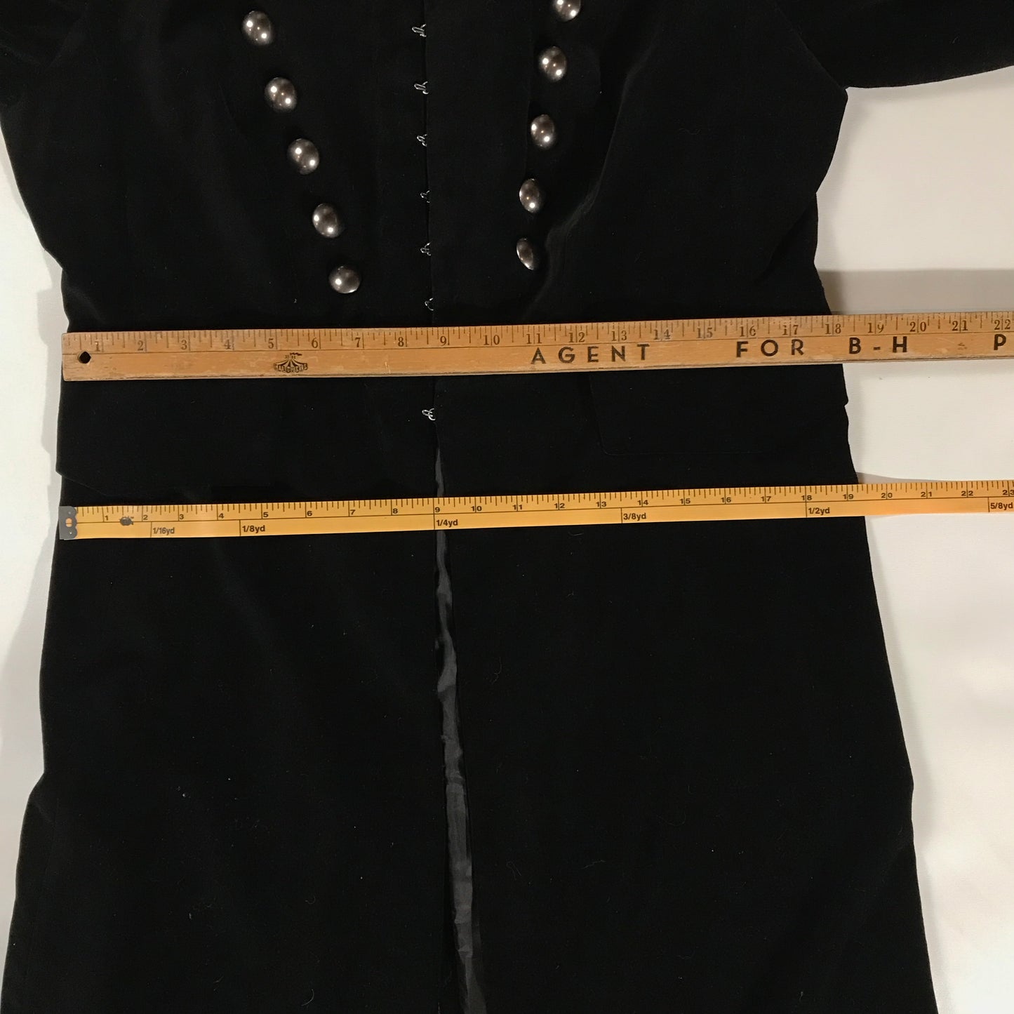 BRANDON THOMAS Black Coachman’s Coat