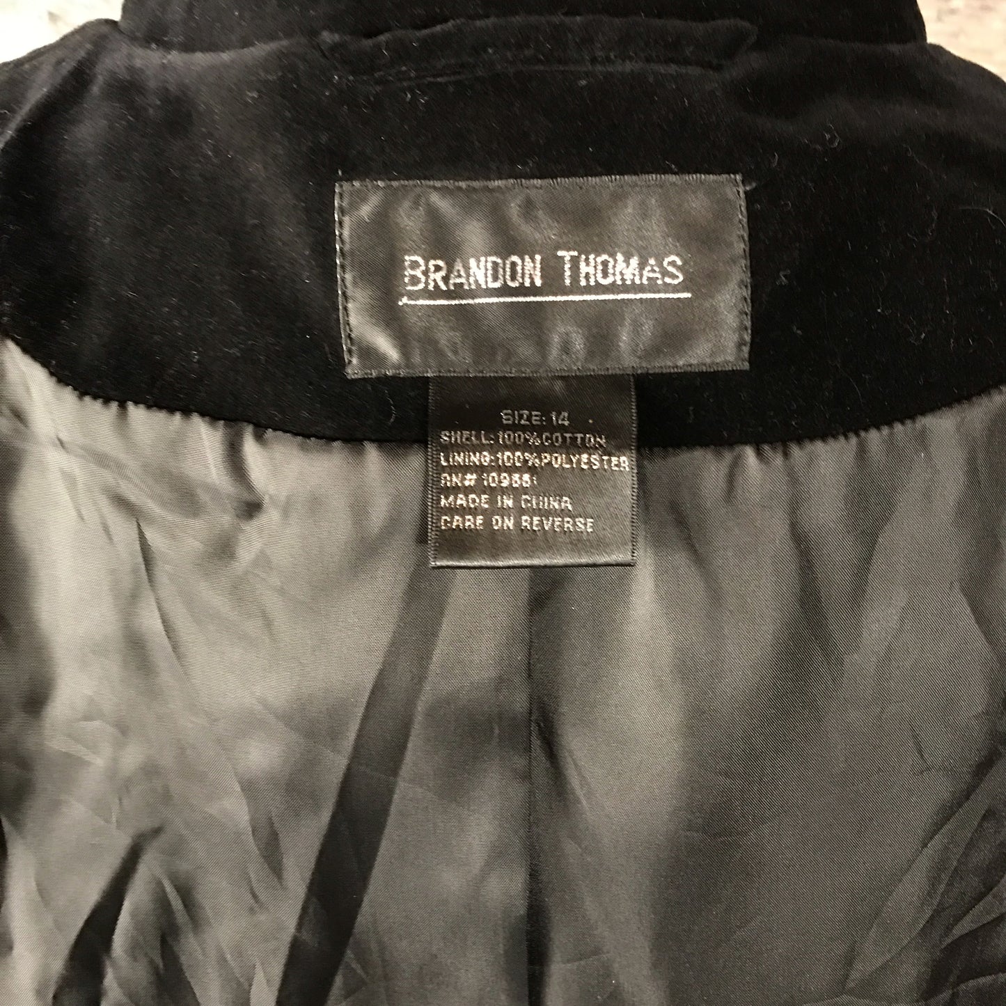 BRANDON THOMAS Black Coachman’s Coat