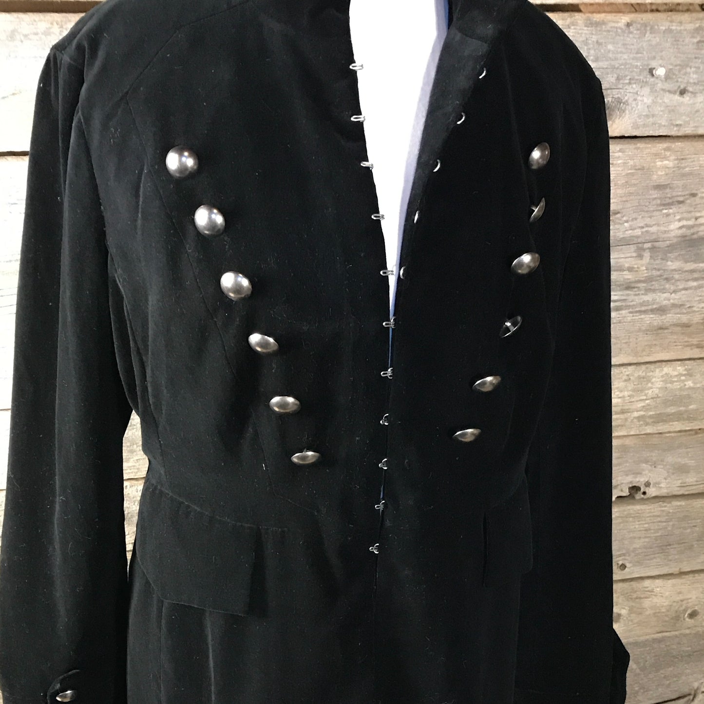 BRANDON THOMAS Black Coachman’s Coat
