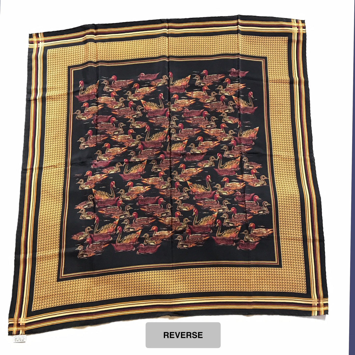 Mantero Ducks Silk Scarf