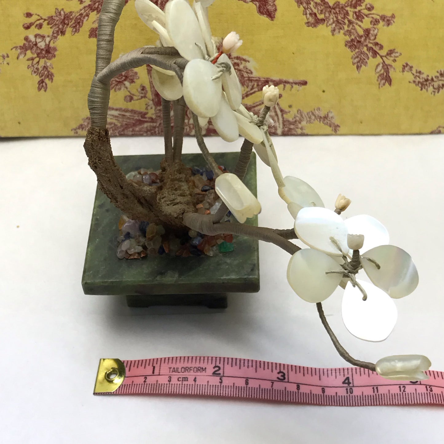 Stone and Mother of Pearl Miniature Cherry Blossom Tree