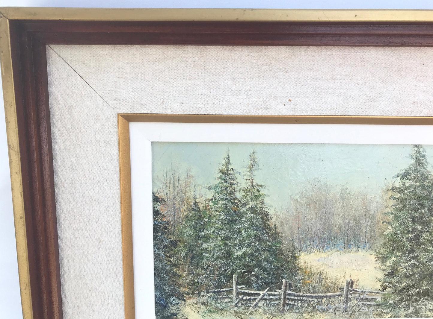 Original Signed Oil Painting, Matthew F. Kousal, “The Early Winter” (1986)