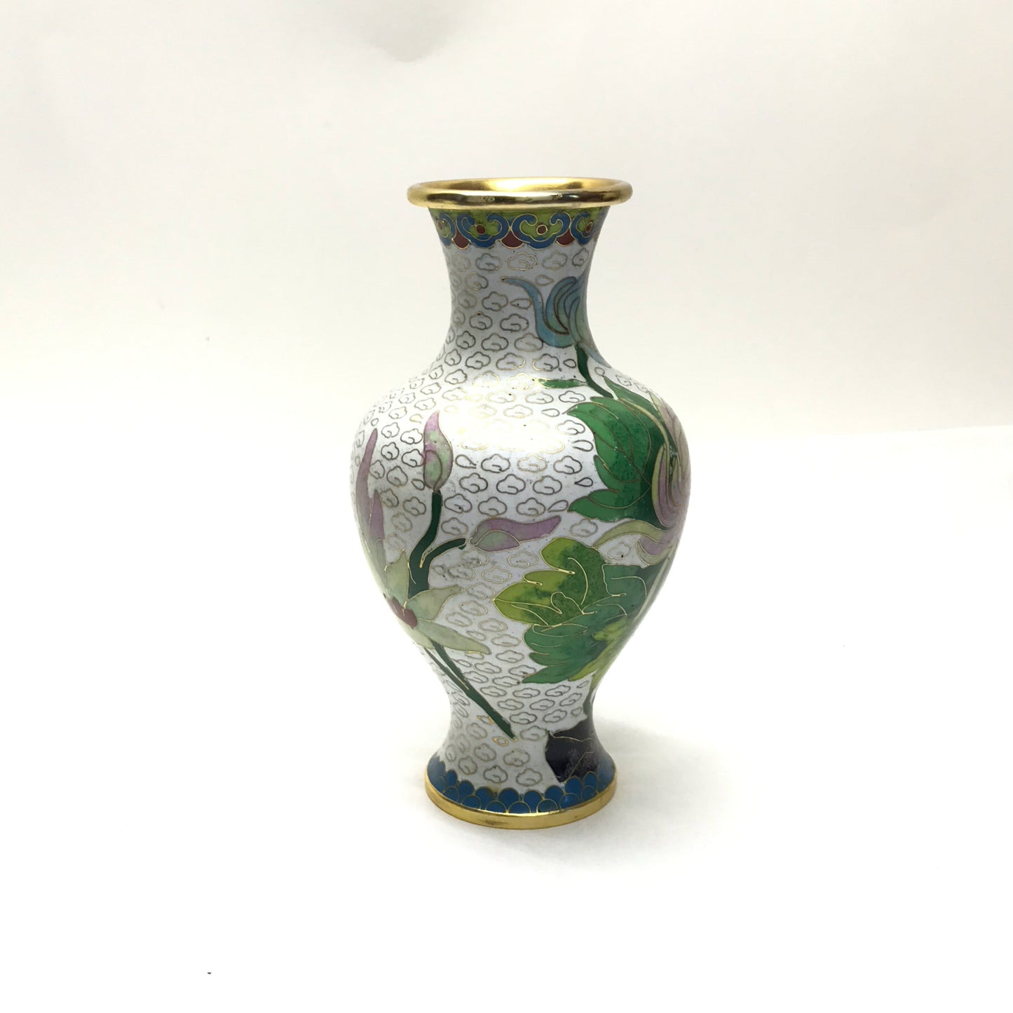 Chinese Cloisonné Vase, 6 inches