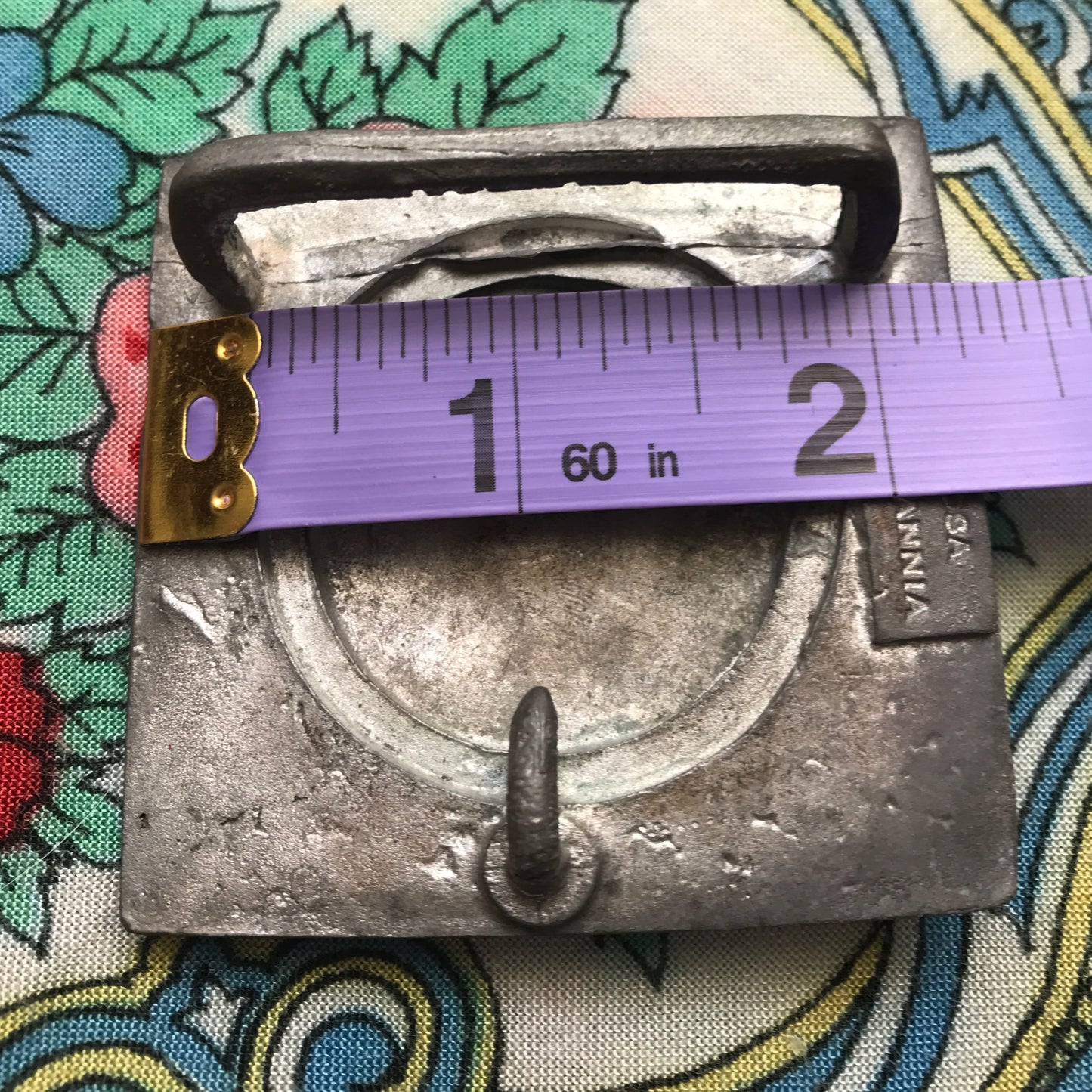Art Nouveau Britannia Metal Belt Buckle