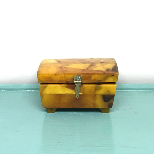 Small Baltic Amber Trinket Box