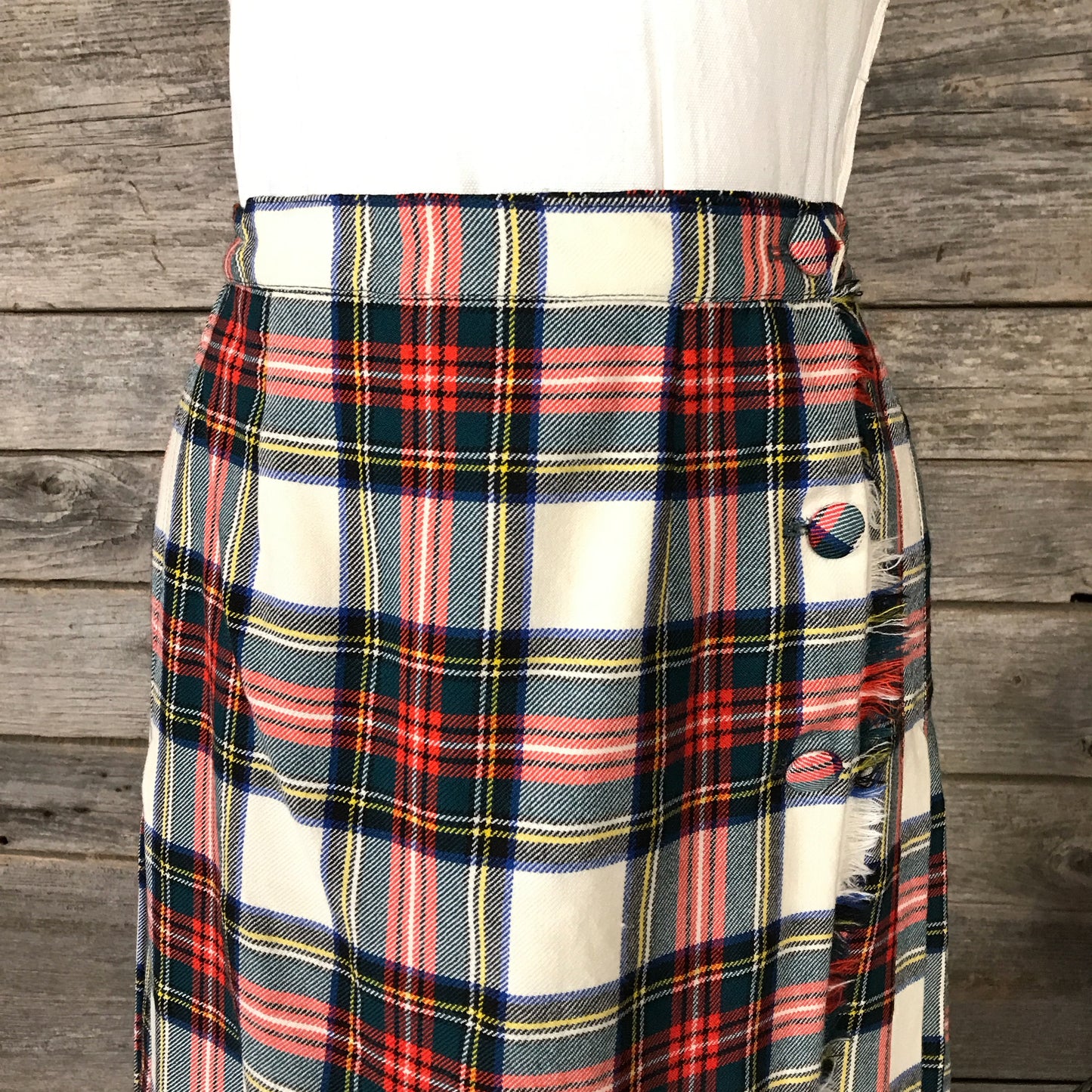 Tartan Kilt by Surrey Classics 100% Wool Made in Canada SMALL FAULTS