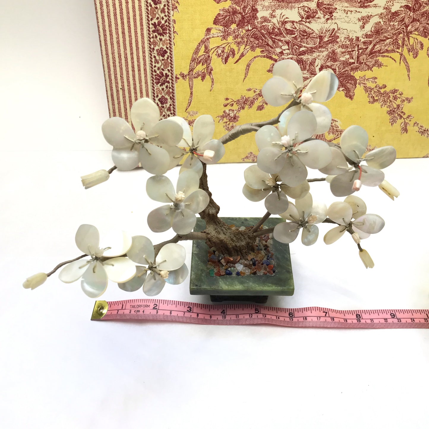 Stone and Mother of Pearl Miniature Cherry Blossom Tree