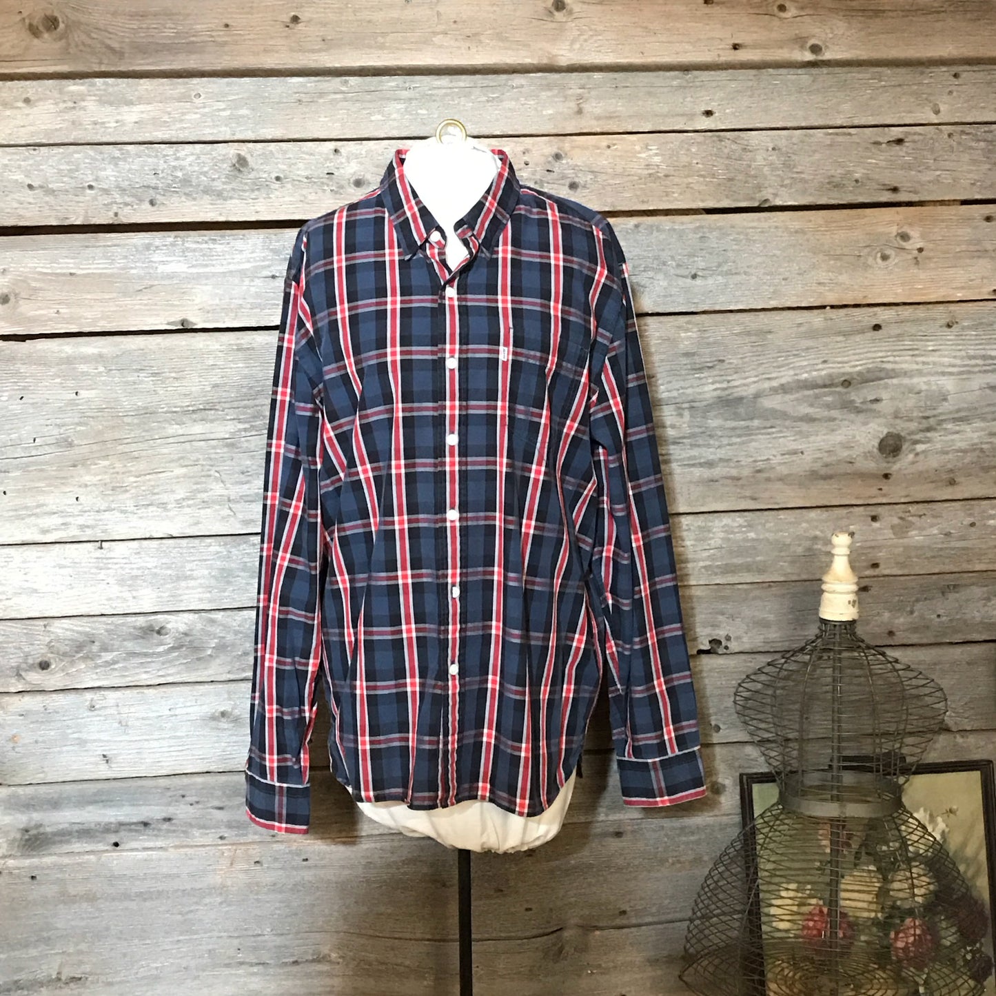 Levi’s Checkered Cotton Shirt Size XL