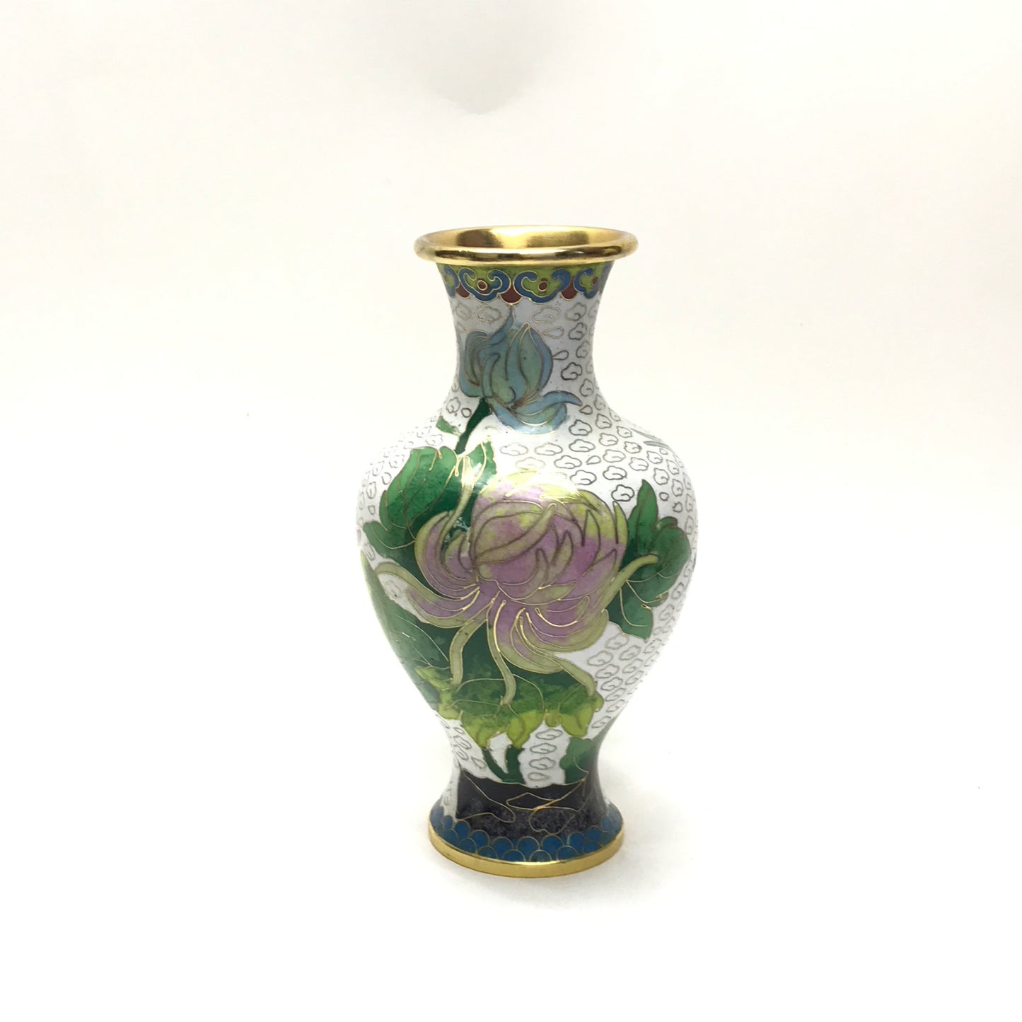 Chinese Cloisonné Vase, 6 inches