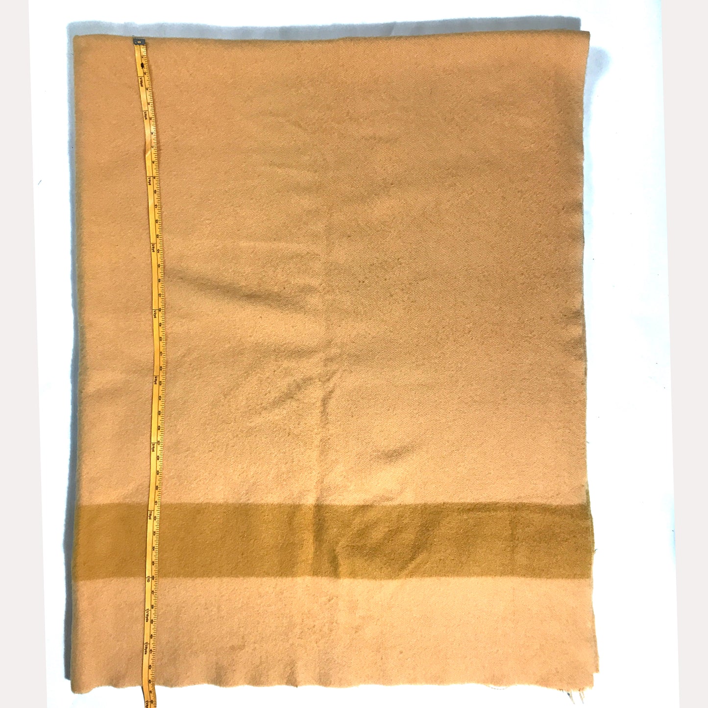 Vintage Peach Hudson Bay Company 4-Point Wool Blanket,