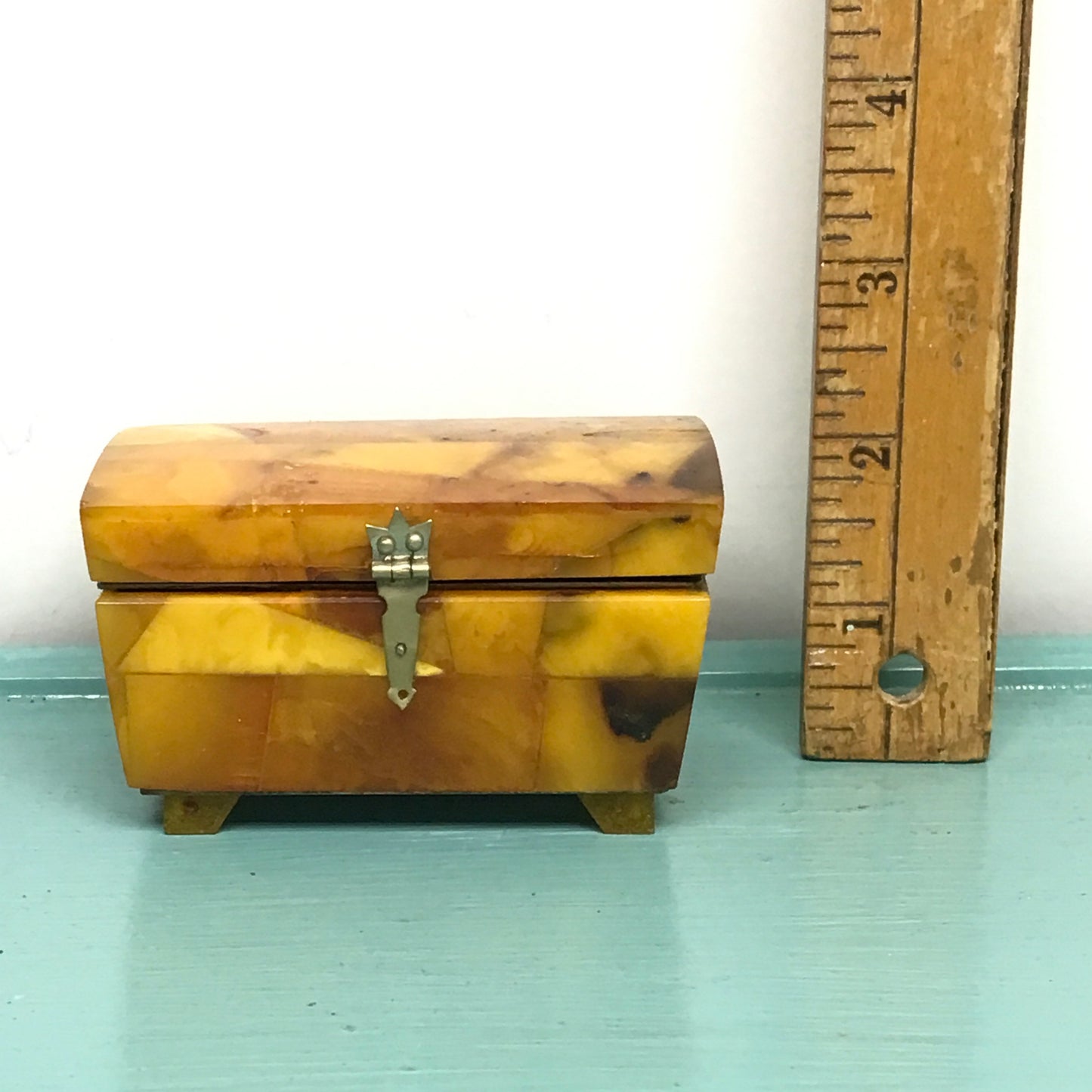 Small Baltic Amber Trinket Box