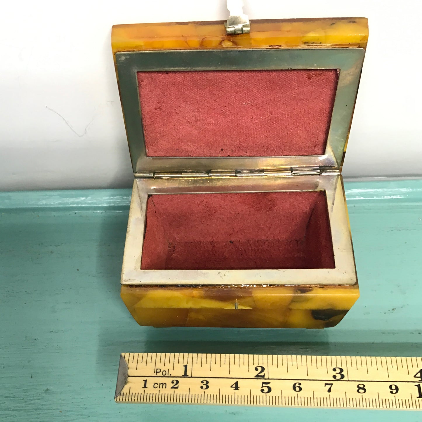 Small Baltic Amber Trinket Box