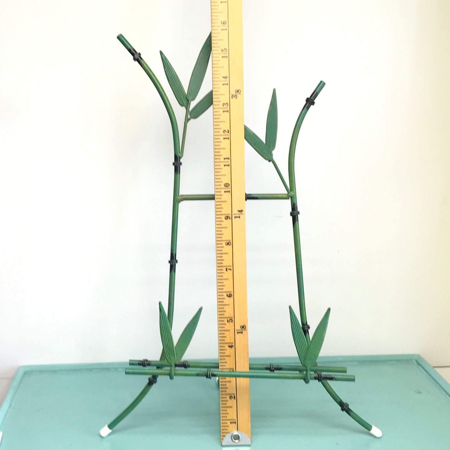 Bamboo Inspired Metal Picture Stand