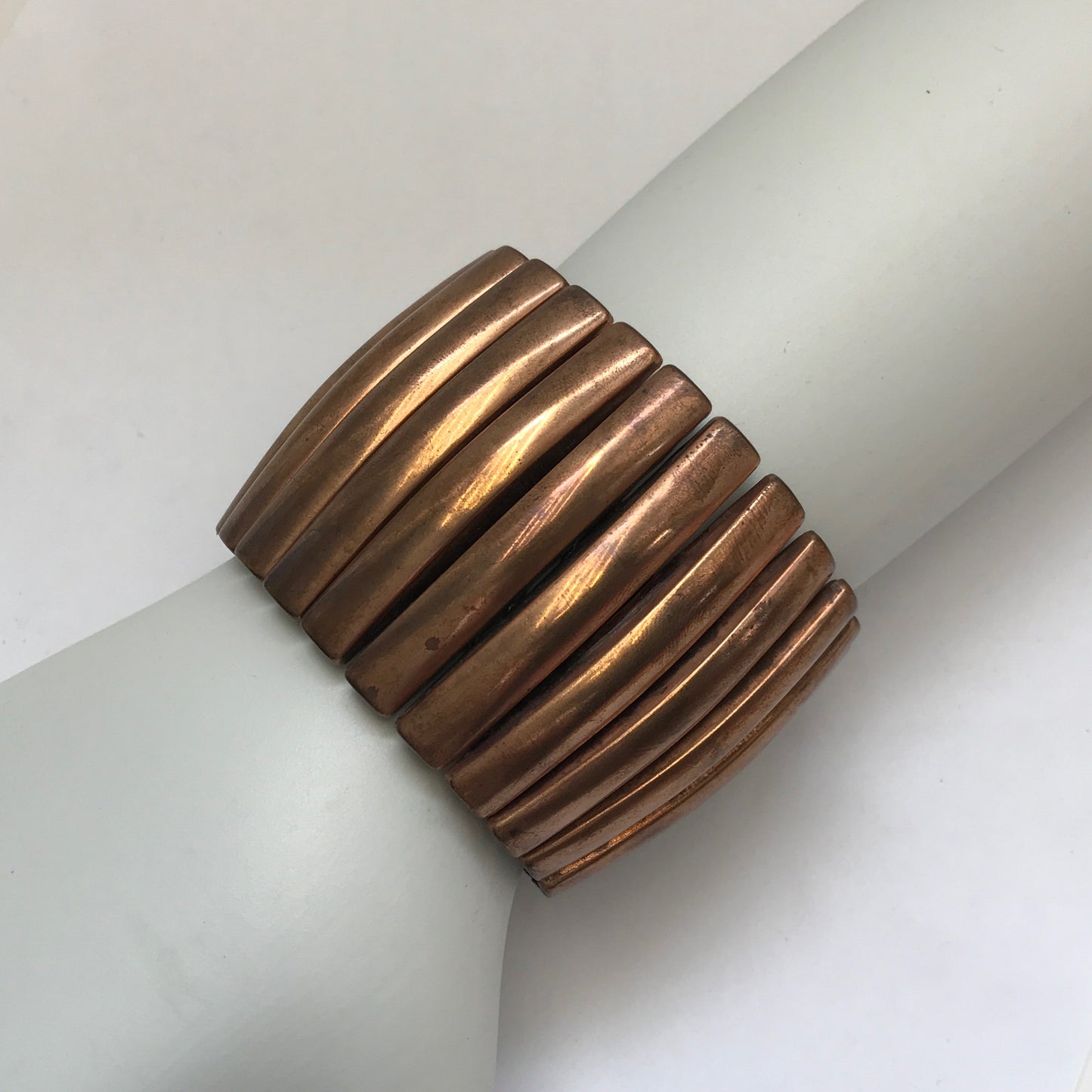 Vintage Copper Expansion Bracelet circa 1940s