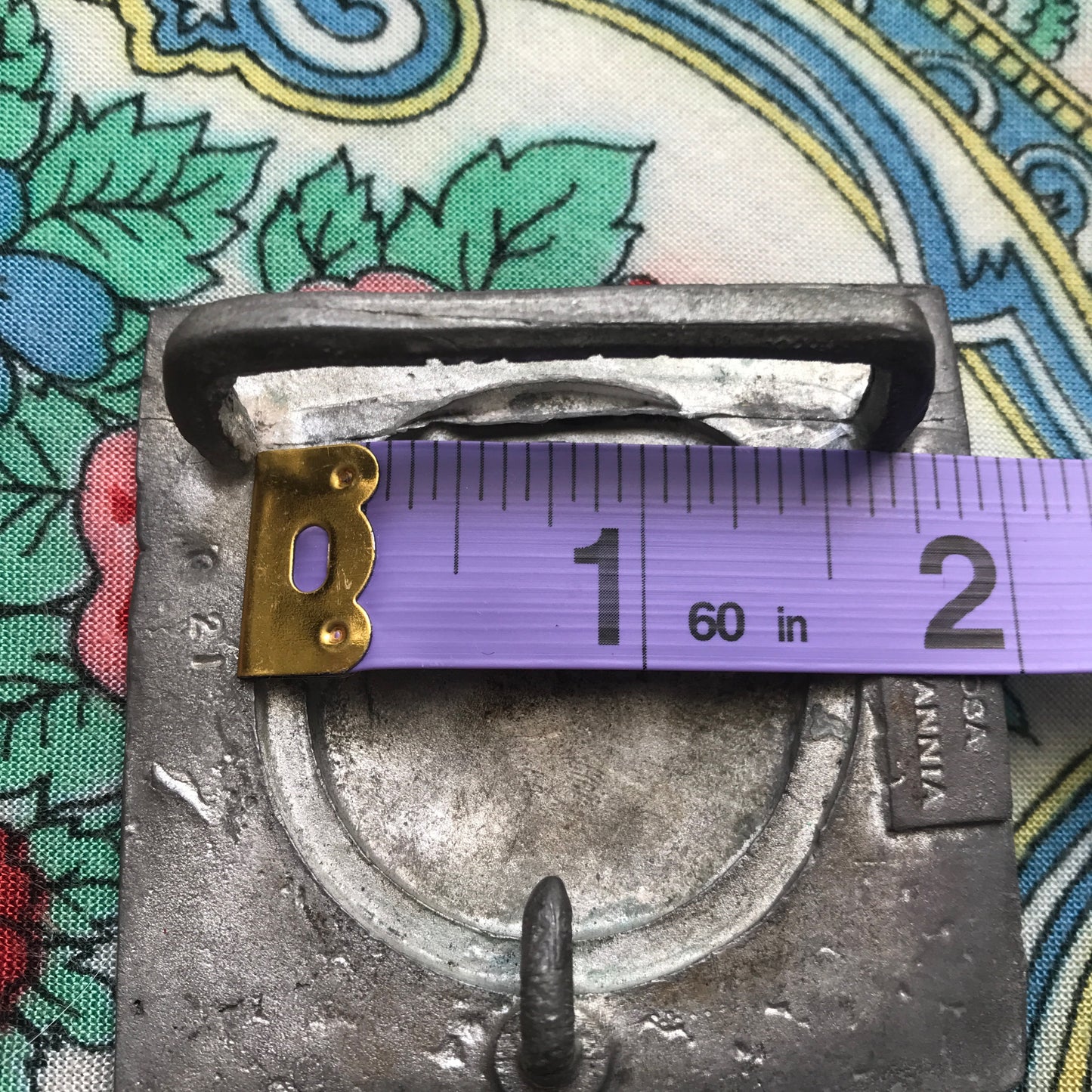 Art Nouveau Britannia Metal Belt Buckle