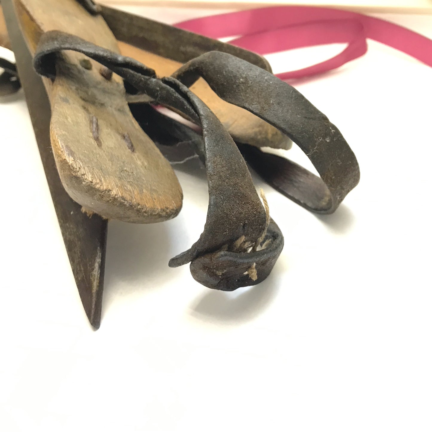 Victorian Ice Skates with Curled Toes, Non-Matching Pair