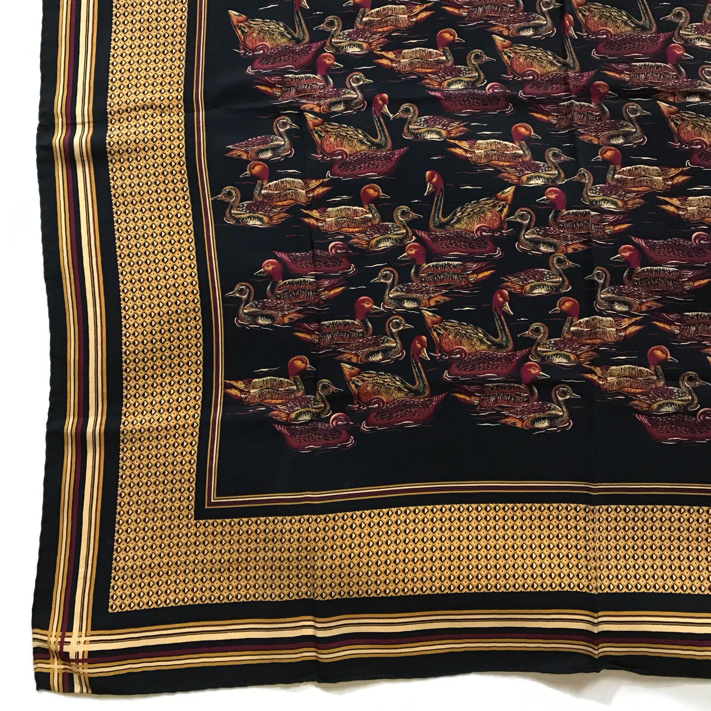 Mantero Ducks Silk Scarf