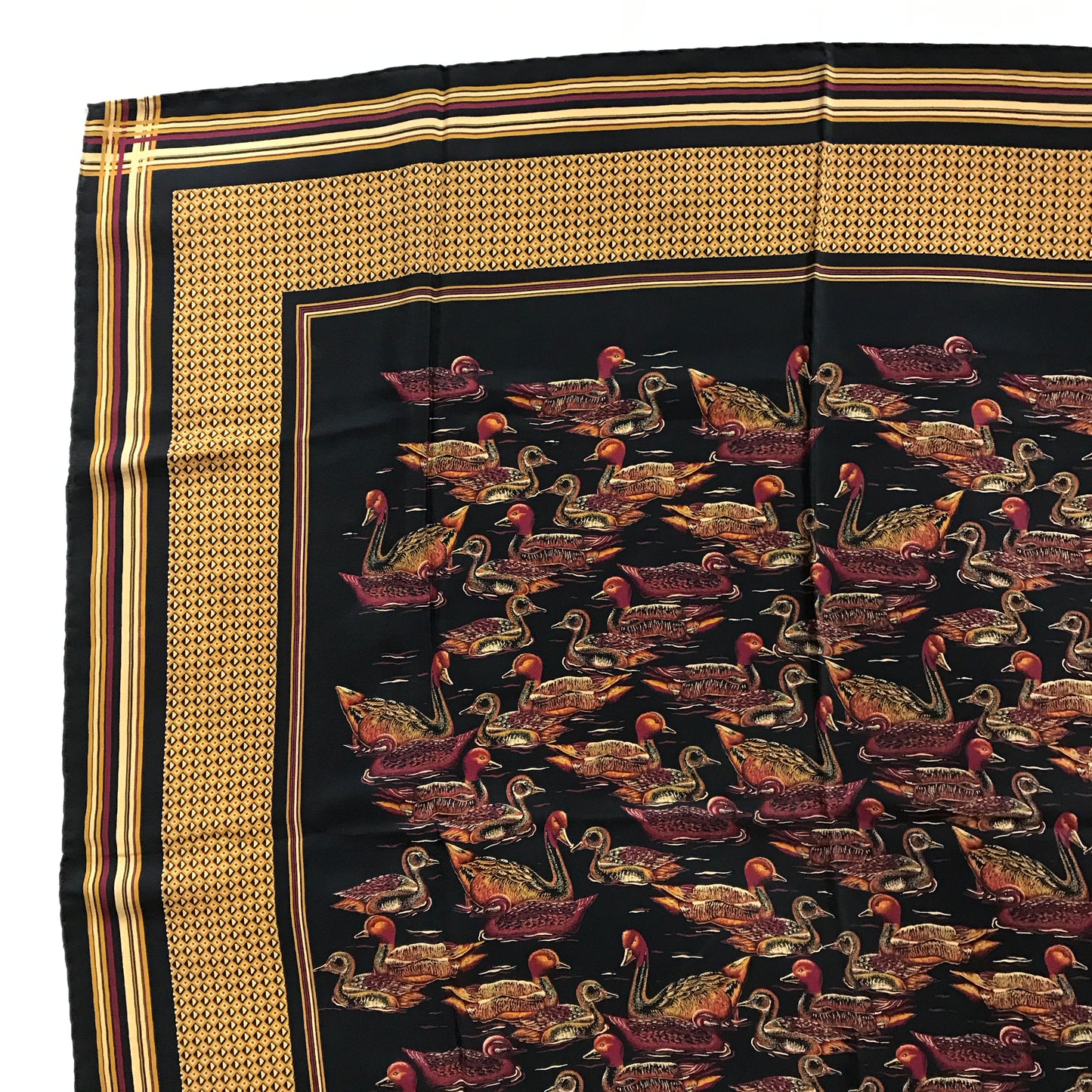 Mantero Ducks Silk Scarf