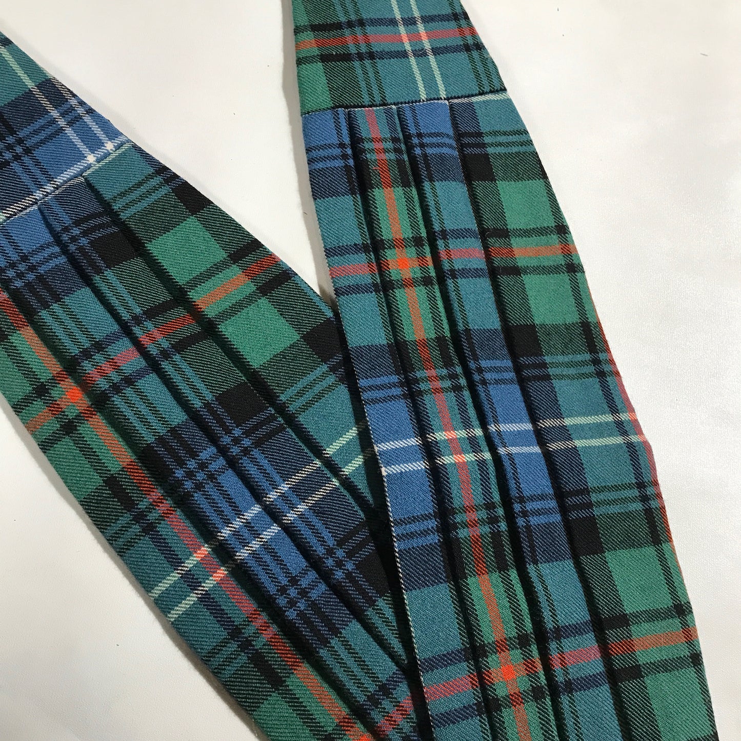 Pair of Tartan Cummerbunds, Highlander Collection, 100% Wool