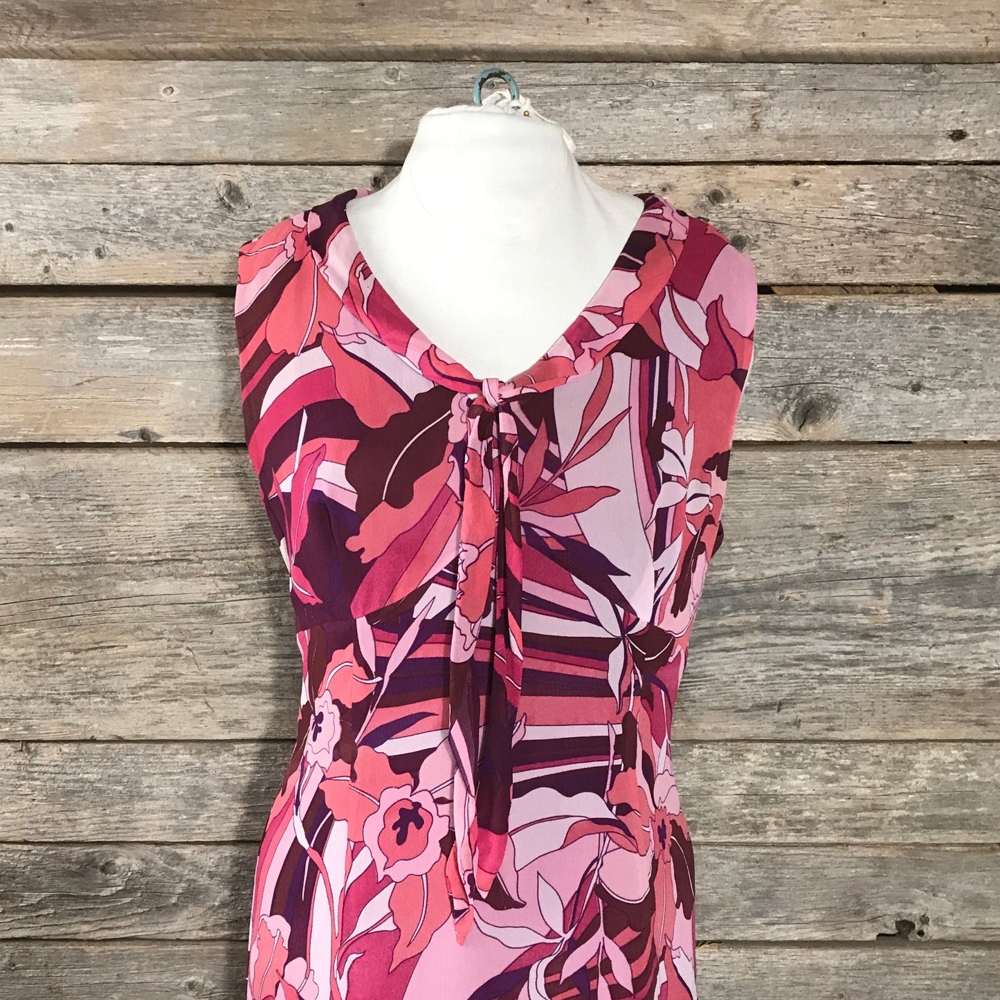 Bob Mackie Silk Sleeveless Dress