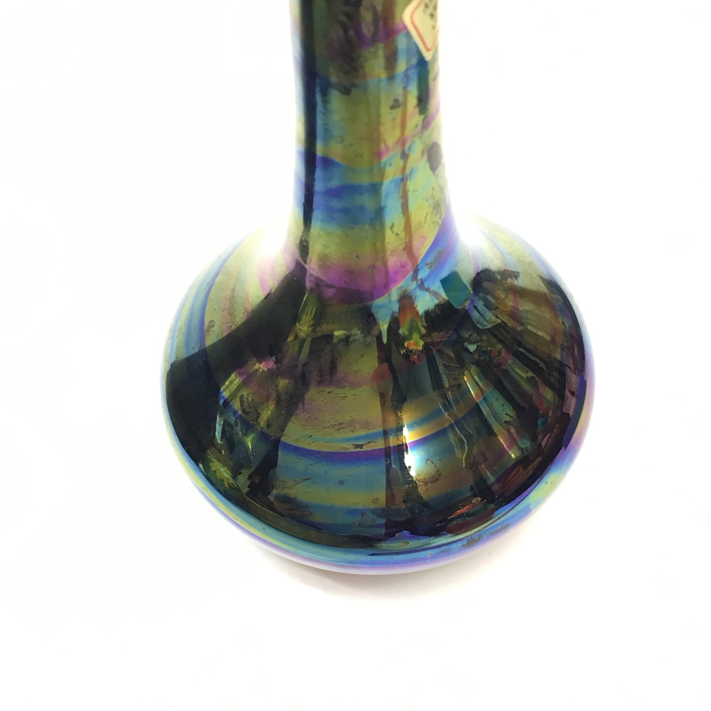 Aurora Murano Glass Bud Vase for Flowers Iridescent Vase from Italy (SOLD)