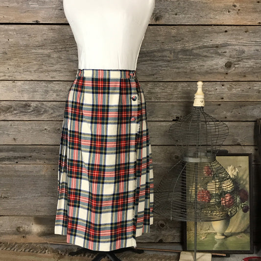 Tartan Kilt by Surrey Classics 100% Wool Made in Canada SMALL FAULTS