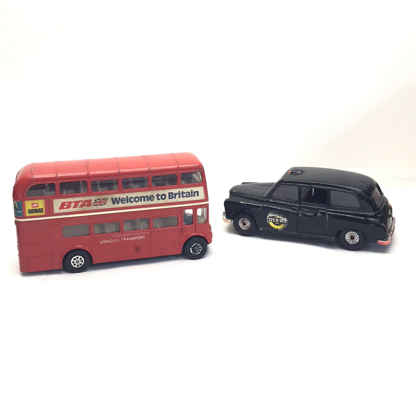 Corgi London Taxi and London Bus