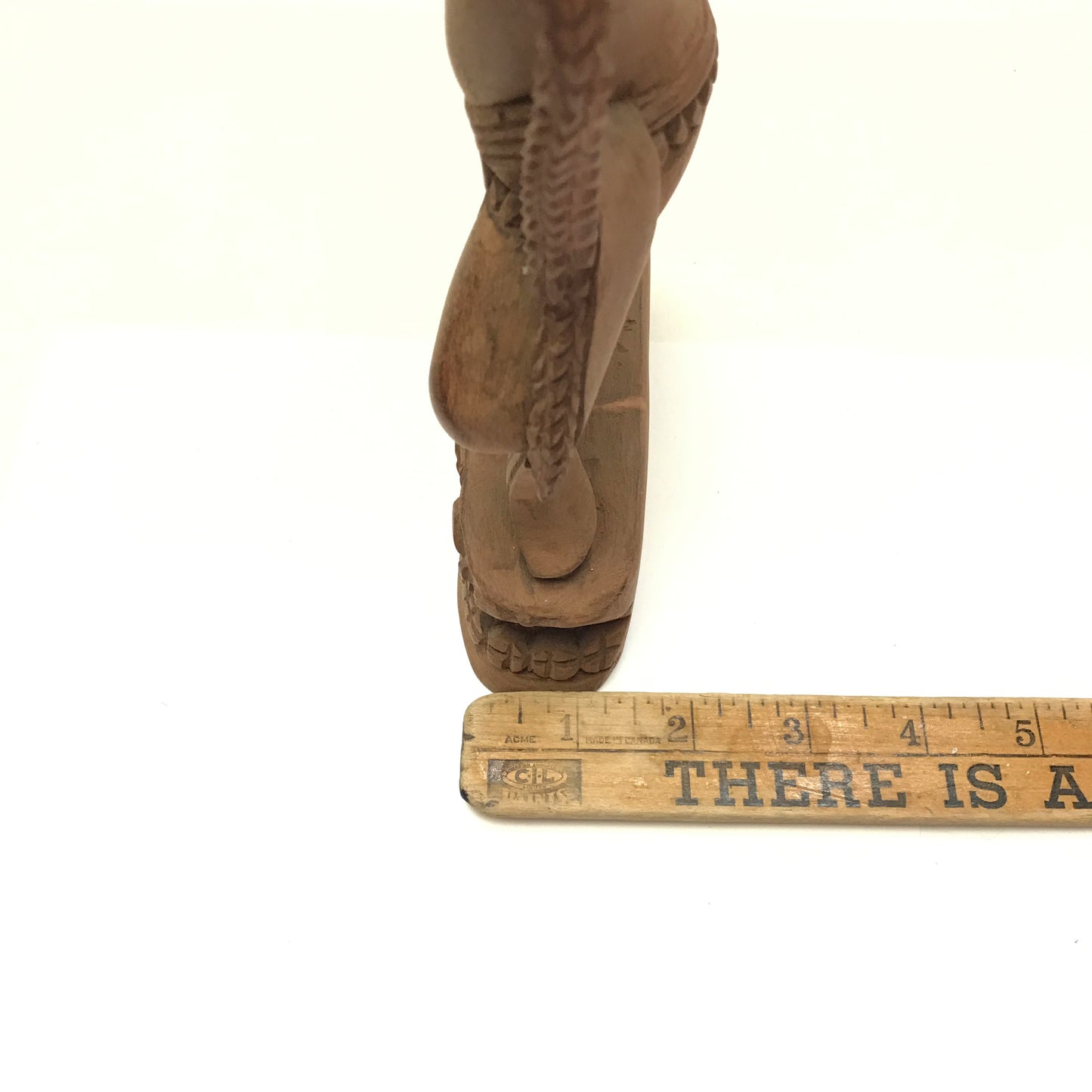 Carved Khmer Figurine, Apsara Dancer, Unvarnished