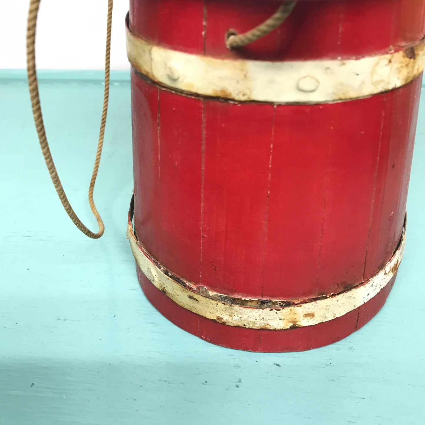 Vintage Newfoundland Wooden Grub Pail