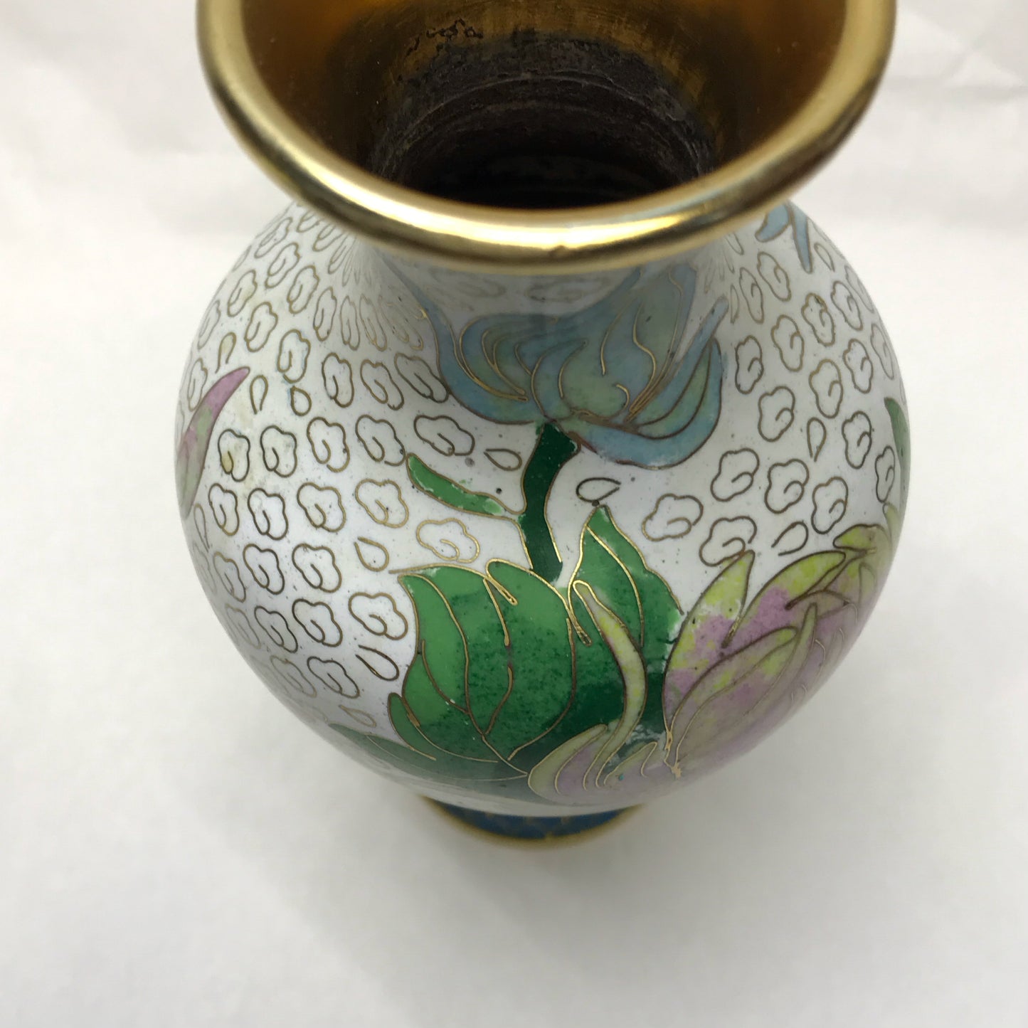 Chinese Cloisonné Vase, 6 inches