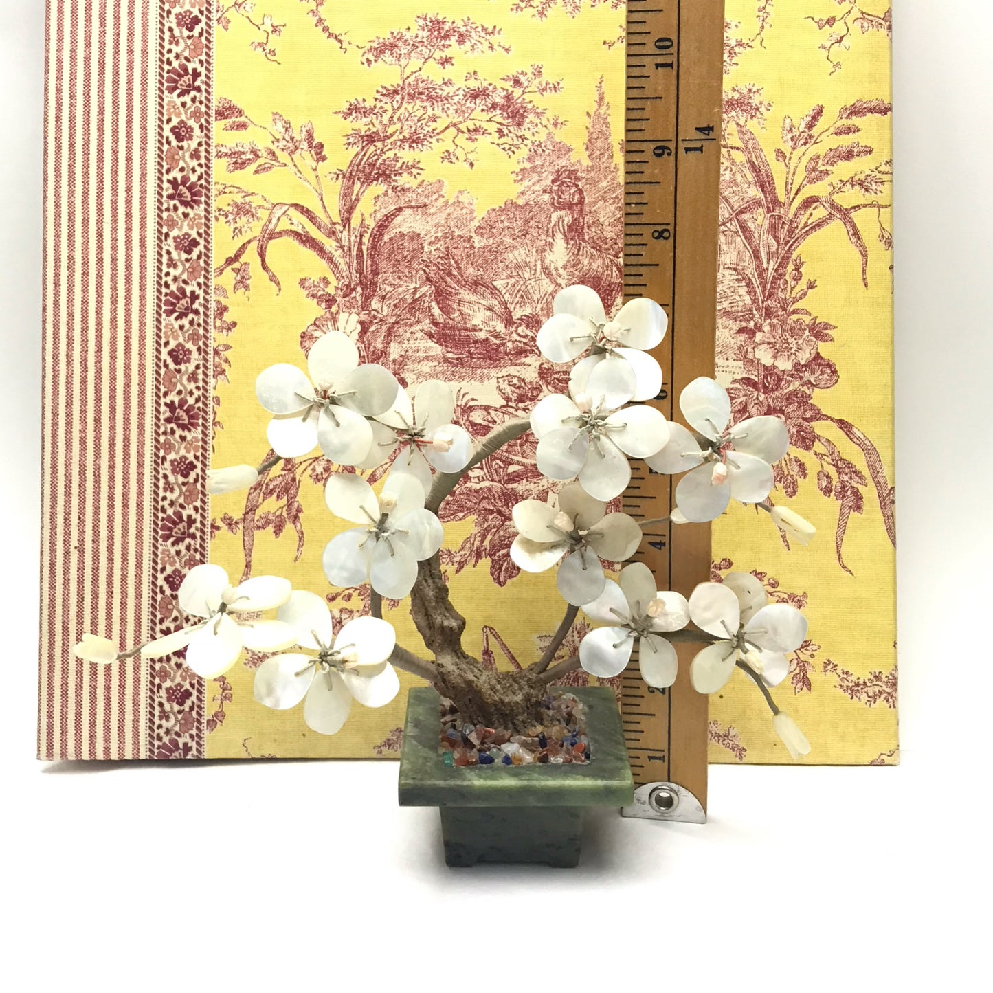 Stone and Mother of Pearl Miniature Cherry Blossom Tree