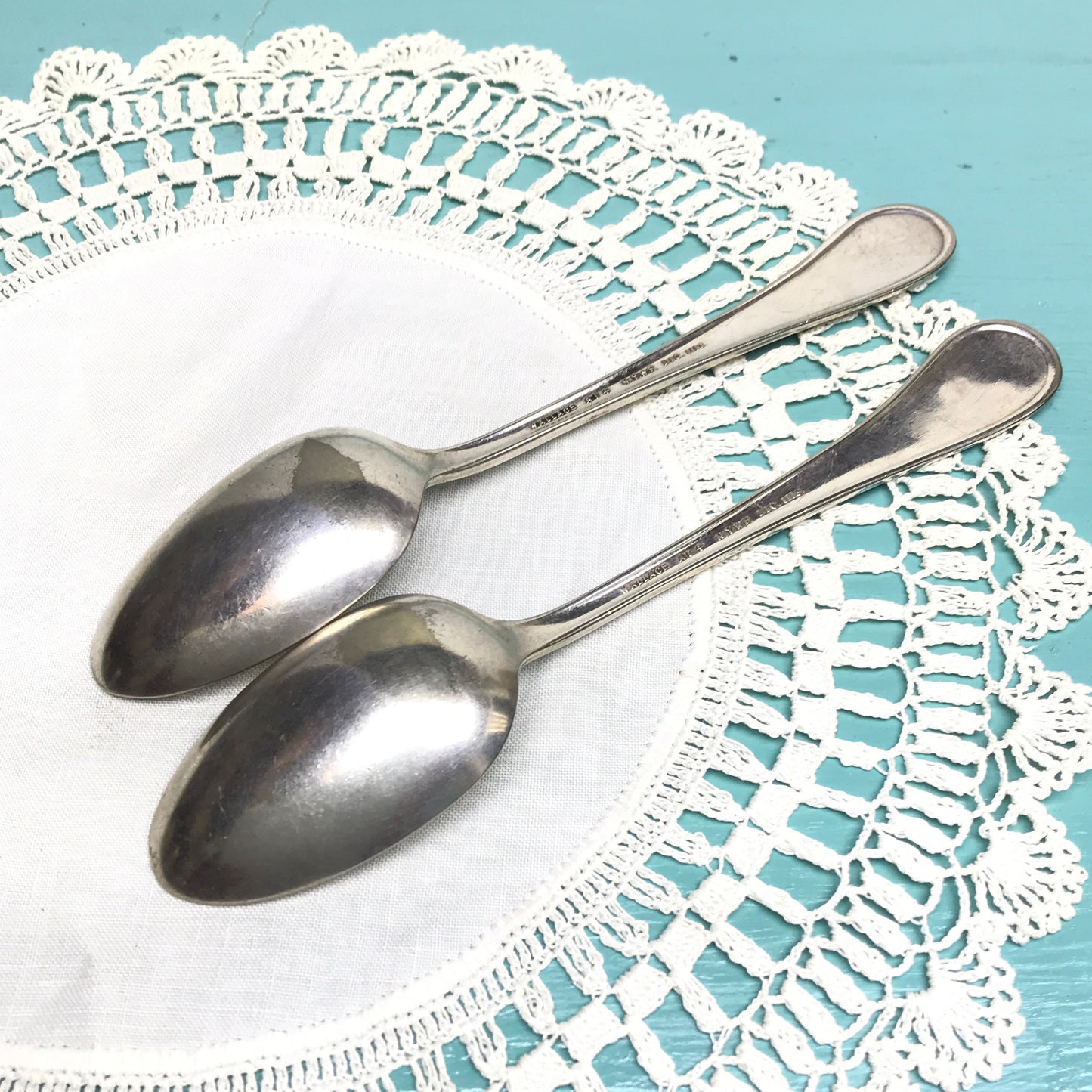 1939 World’s Fair Souvenir Teaspoons, Wallace Silver Plate