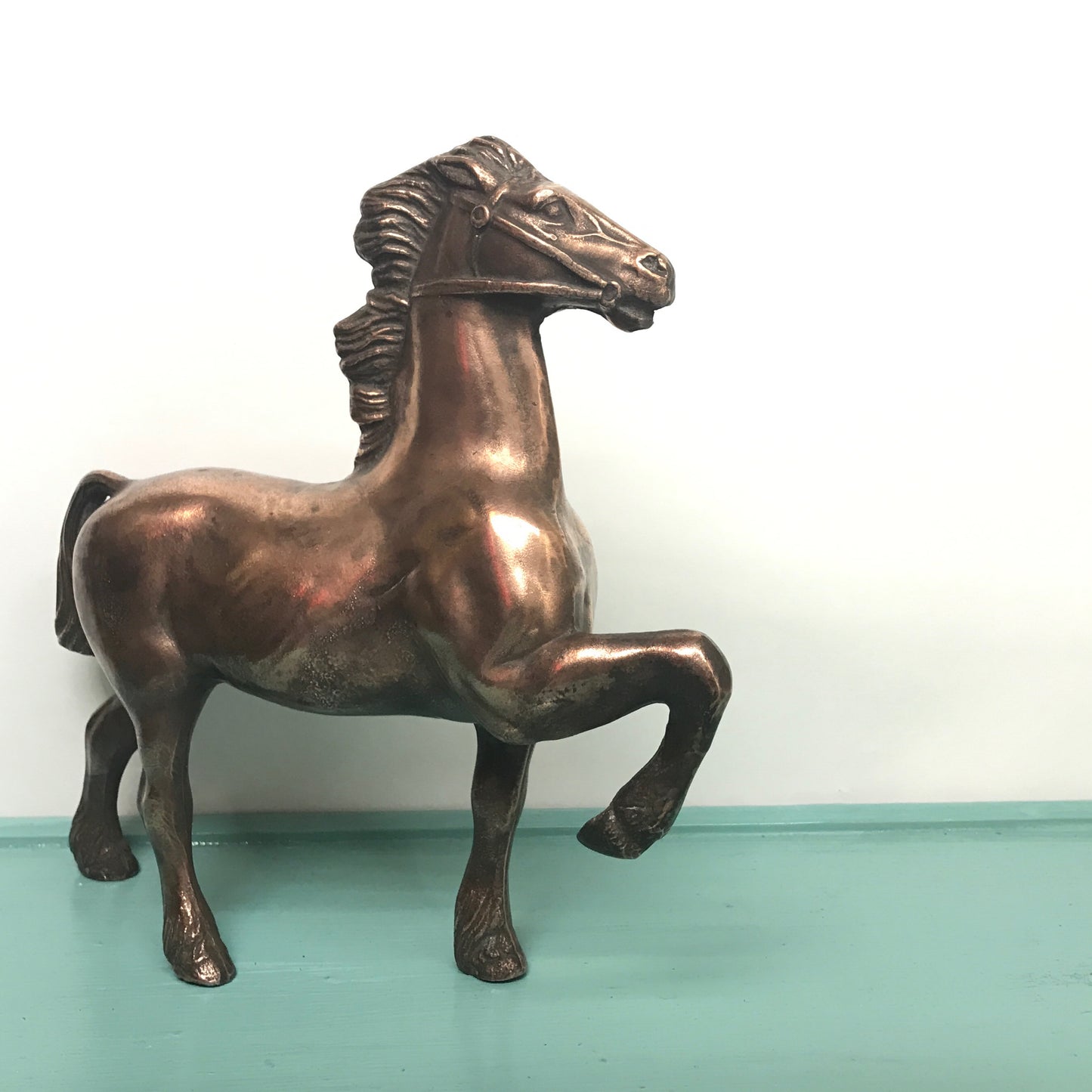 Mid Century Copper Horse Figurine