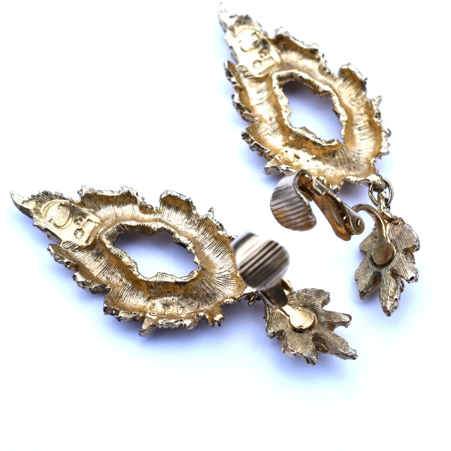 Le Couturier Rhinestone Brooch & Earrings Set, Burst Design, Boucher Canada, Mid-century Costume Jewellery