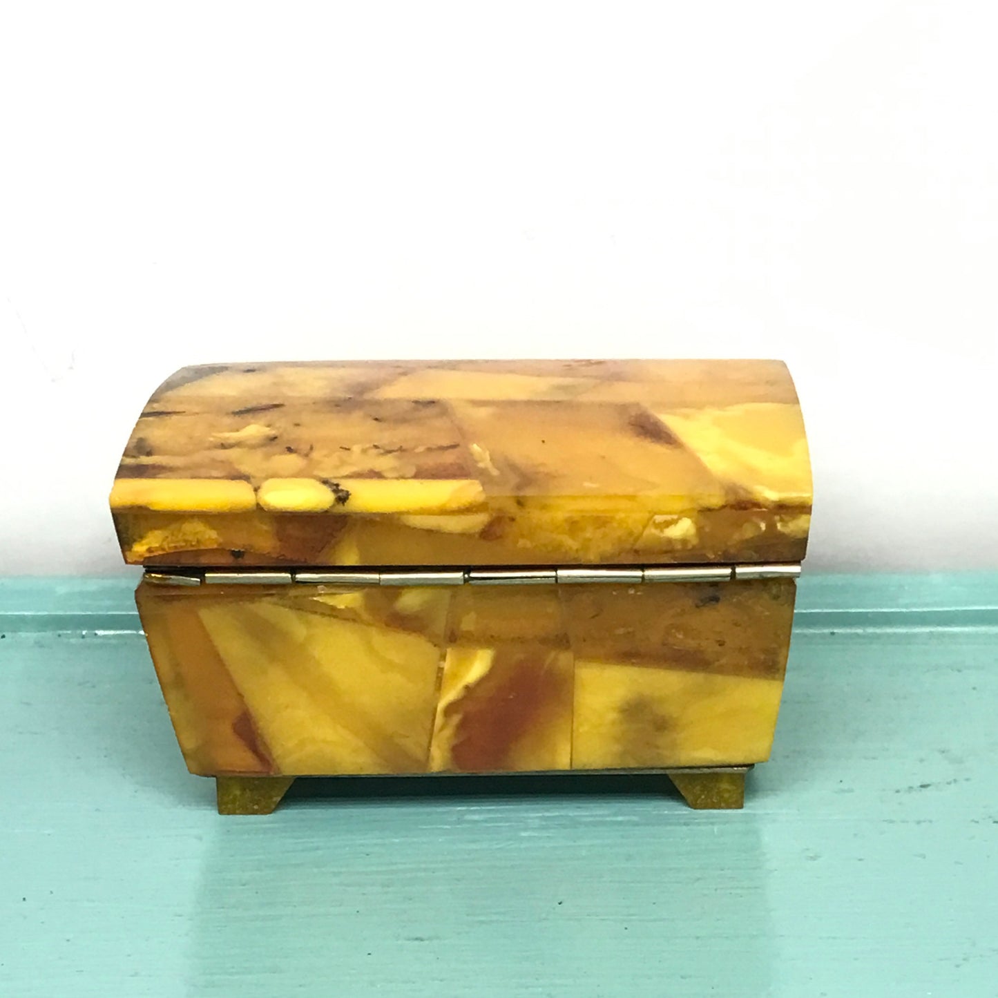 Small Baltic Amber Trinket Box