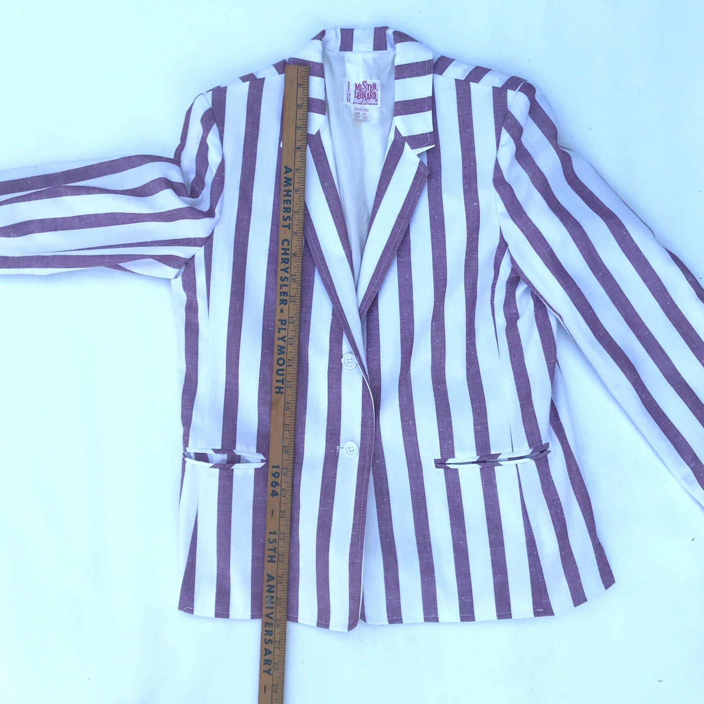 Mr. Leonard Striped Blazer, RetroJacket, Canadian Fashion Brands