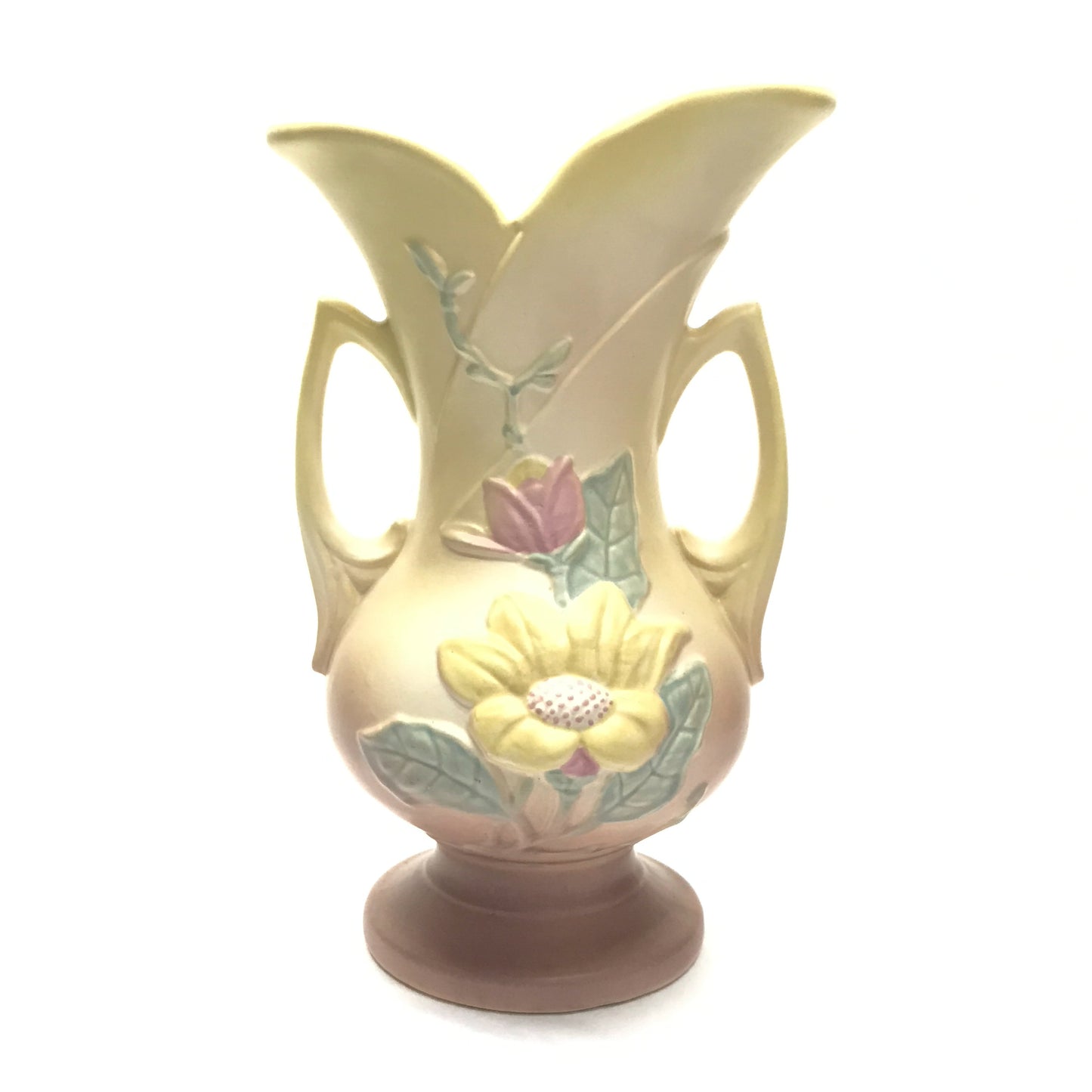 Hull Pottery Yellow Magnolia Vase