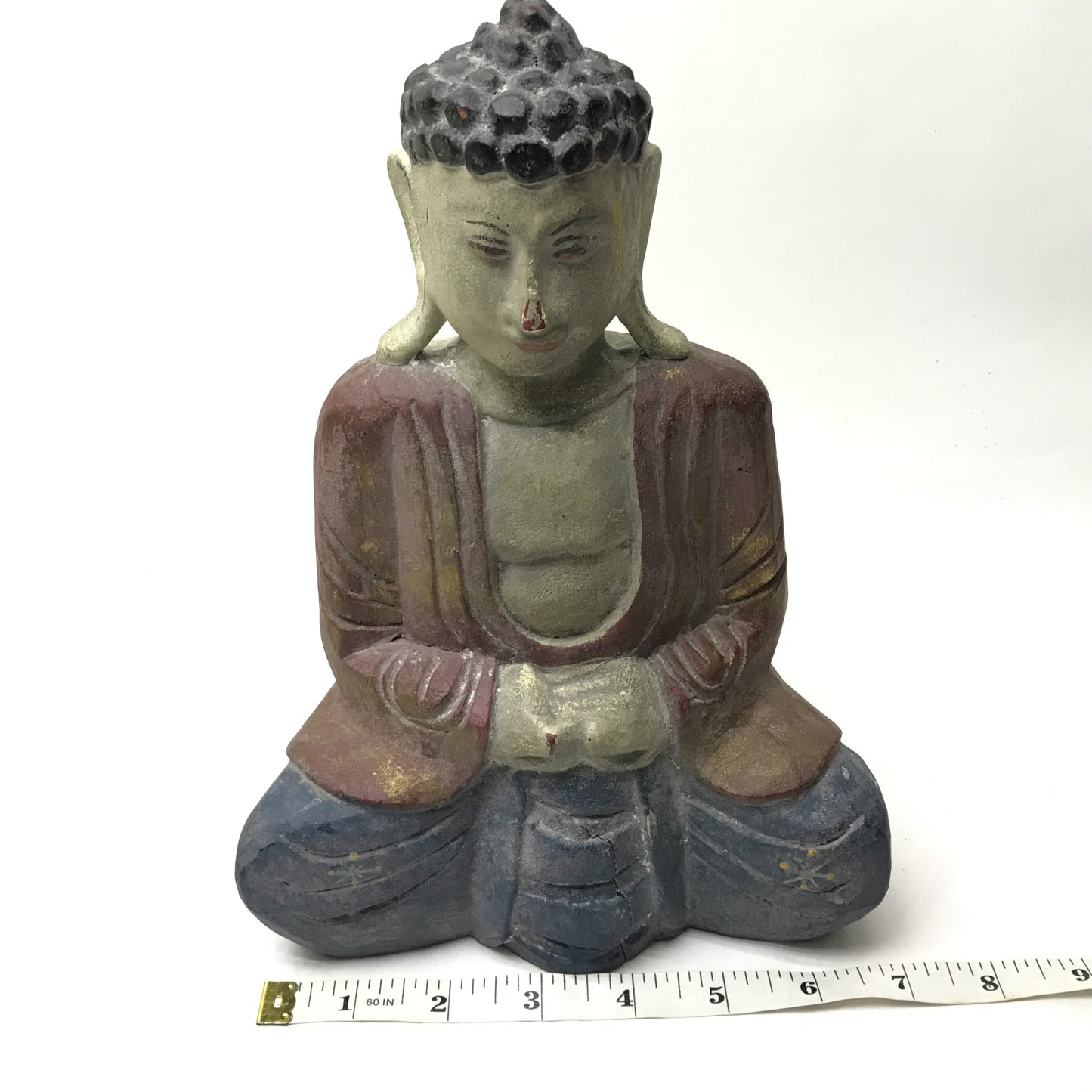 Wooden Buddha Figurine