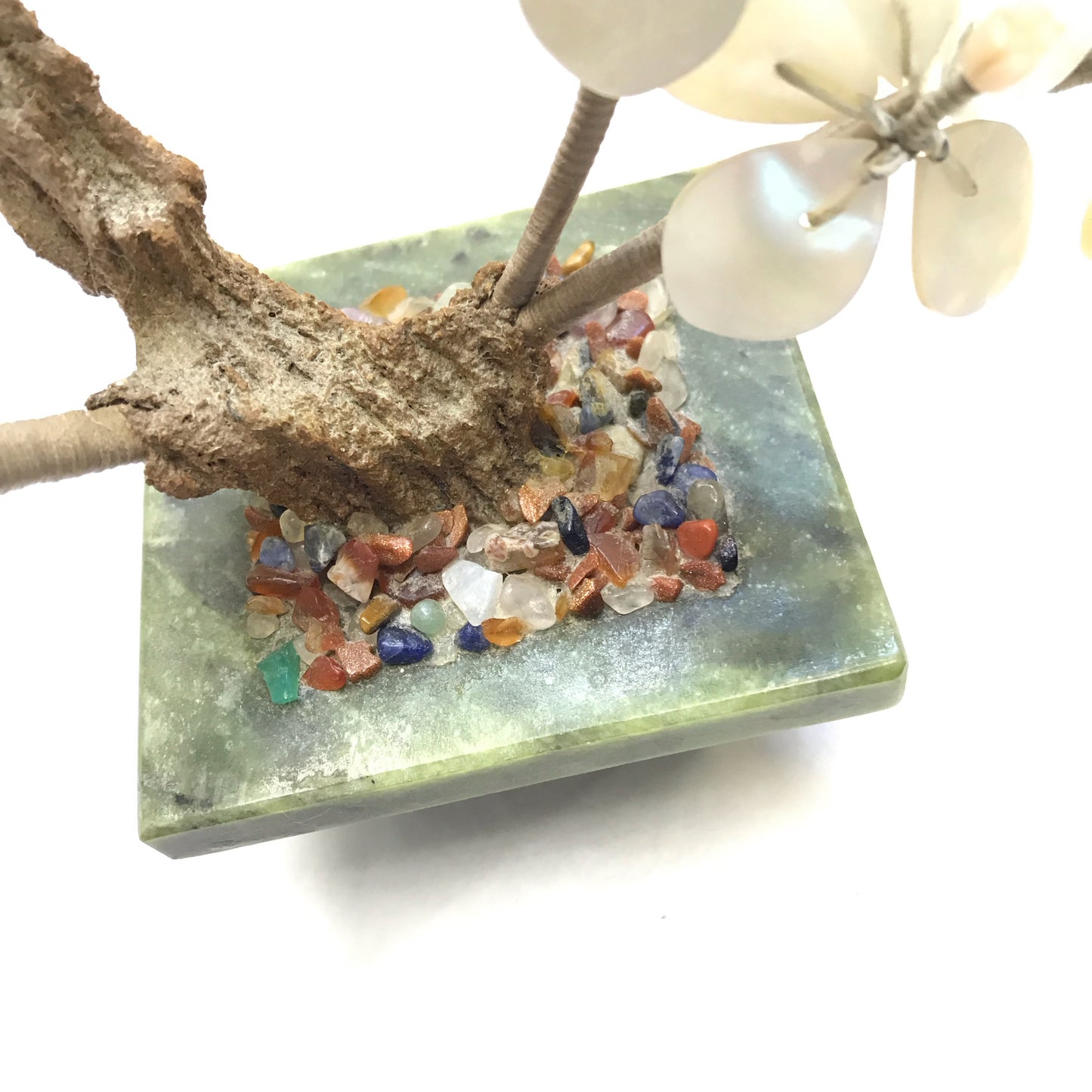 Stone and Mother of Pearl Miniature Cherry Blossom Tree