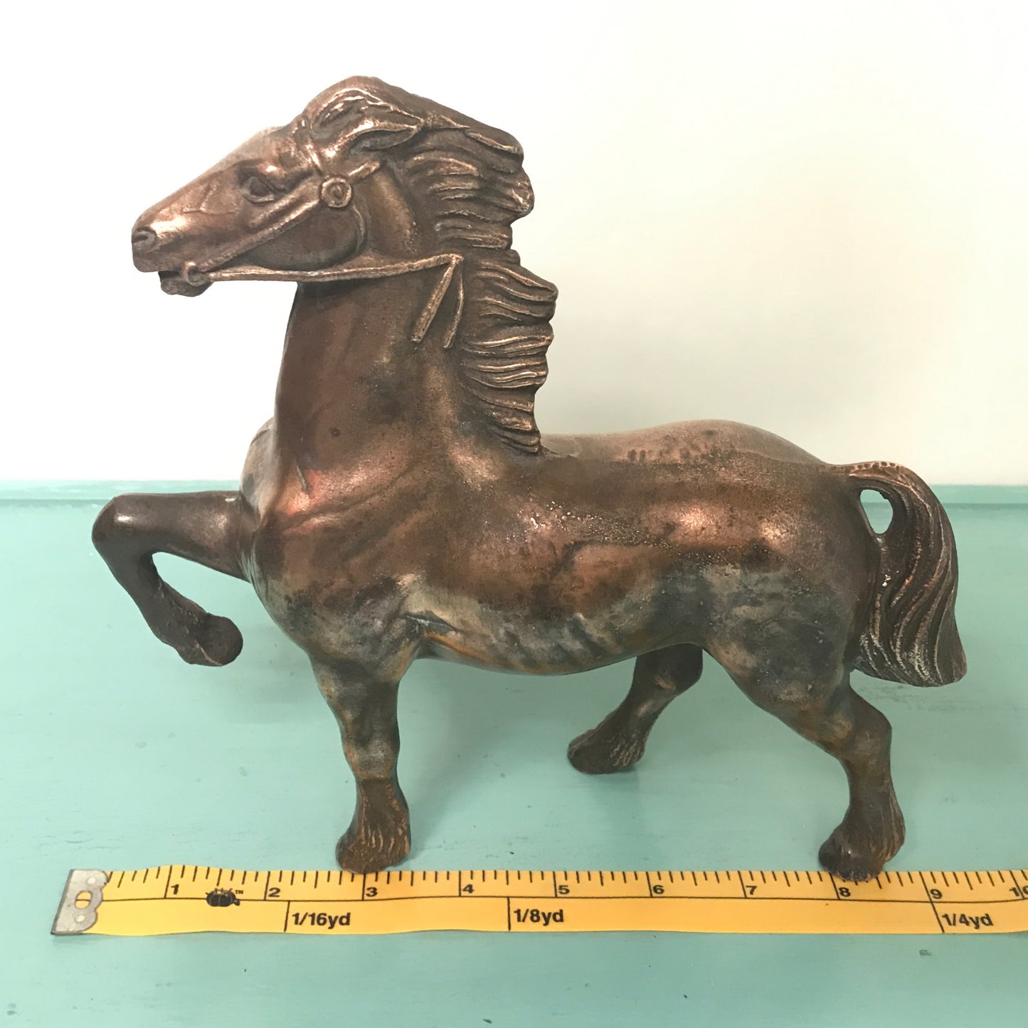 Mid Century Copper Horse Figurine