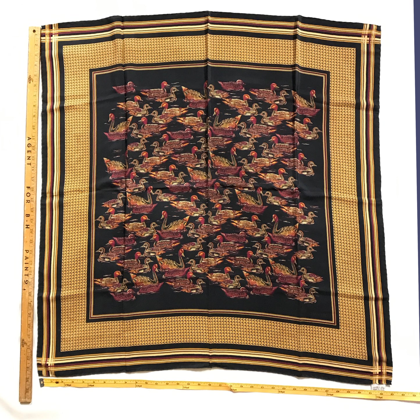 Mantero Ducks Silk Scarf