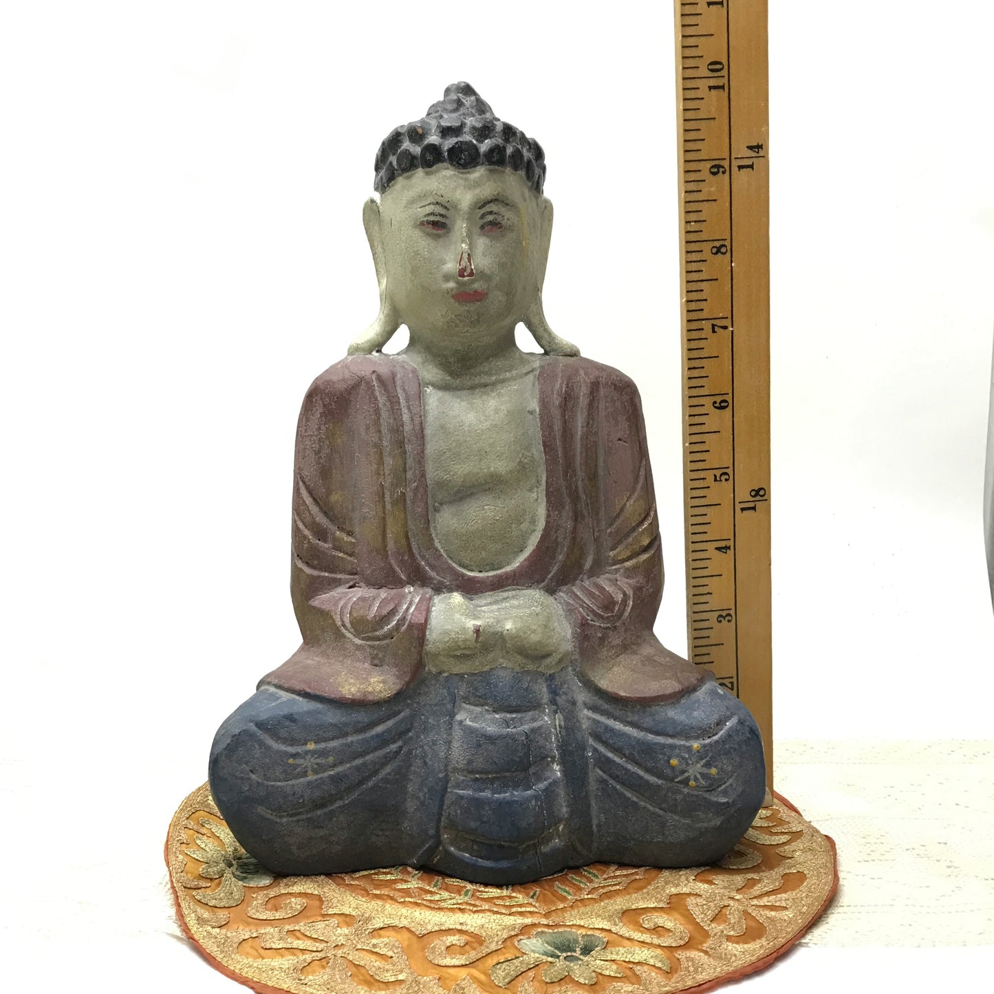 Wooden Buddha Figurine