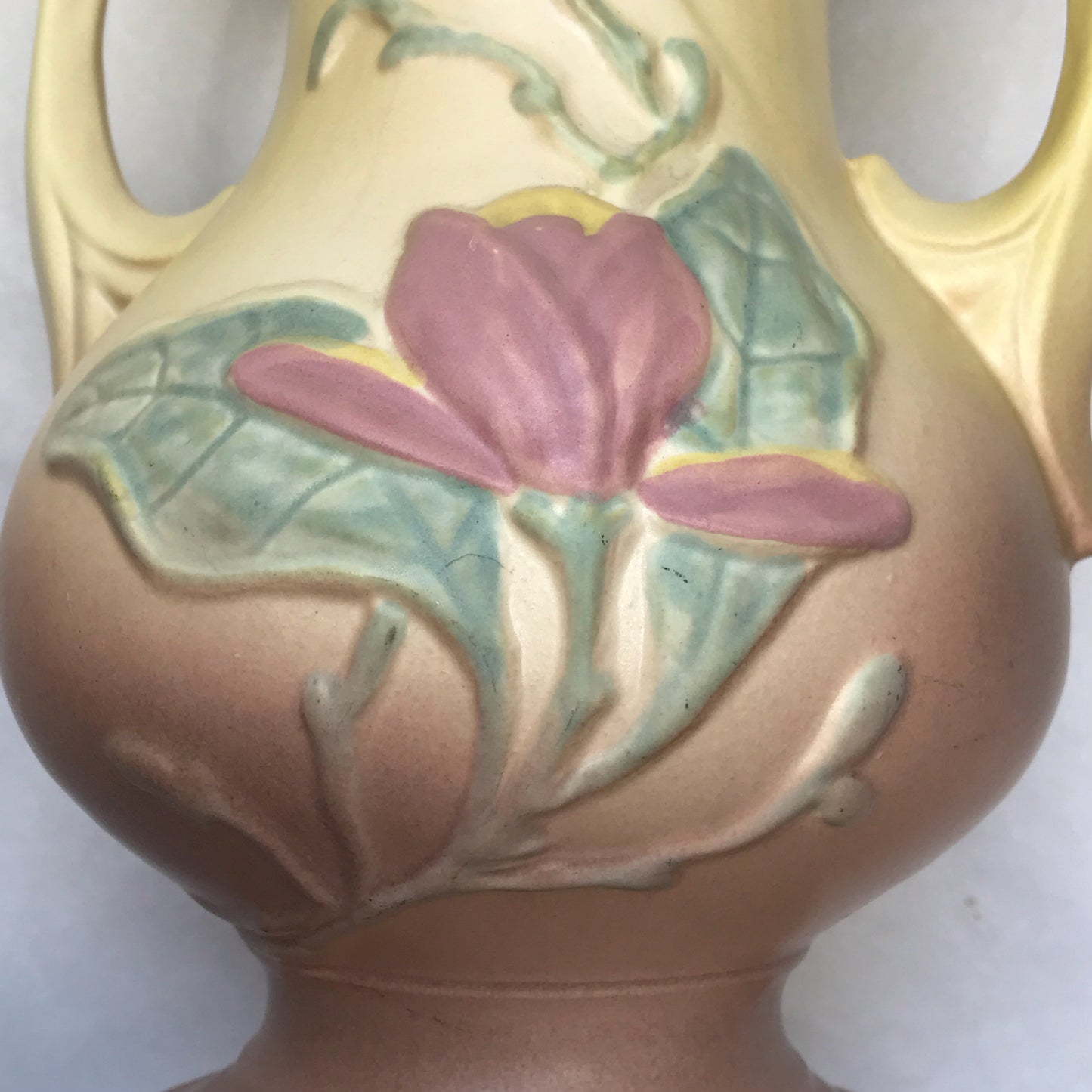 Hull Pottery Yellow Magnolia Vase