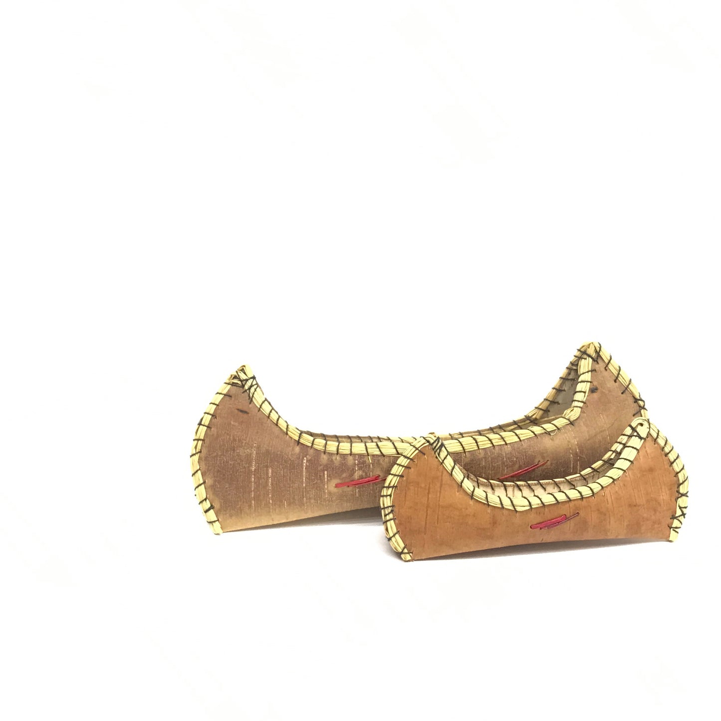 Miniature Birch Bark Canoes