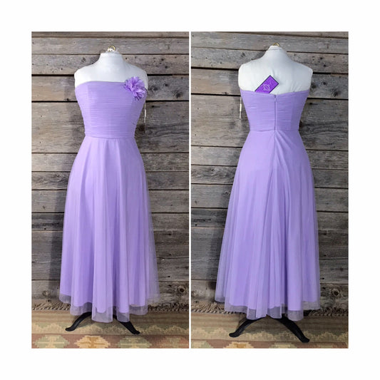 Vintage Style Strapless Prom Dress in Lilac Purple, Oasis Brand sold by Sears, Tags attached, Size 8