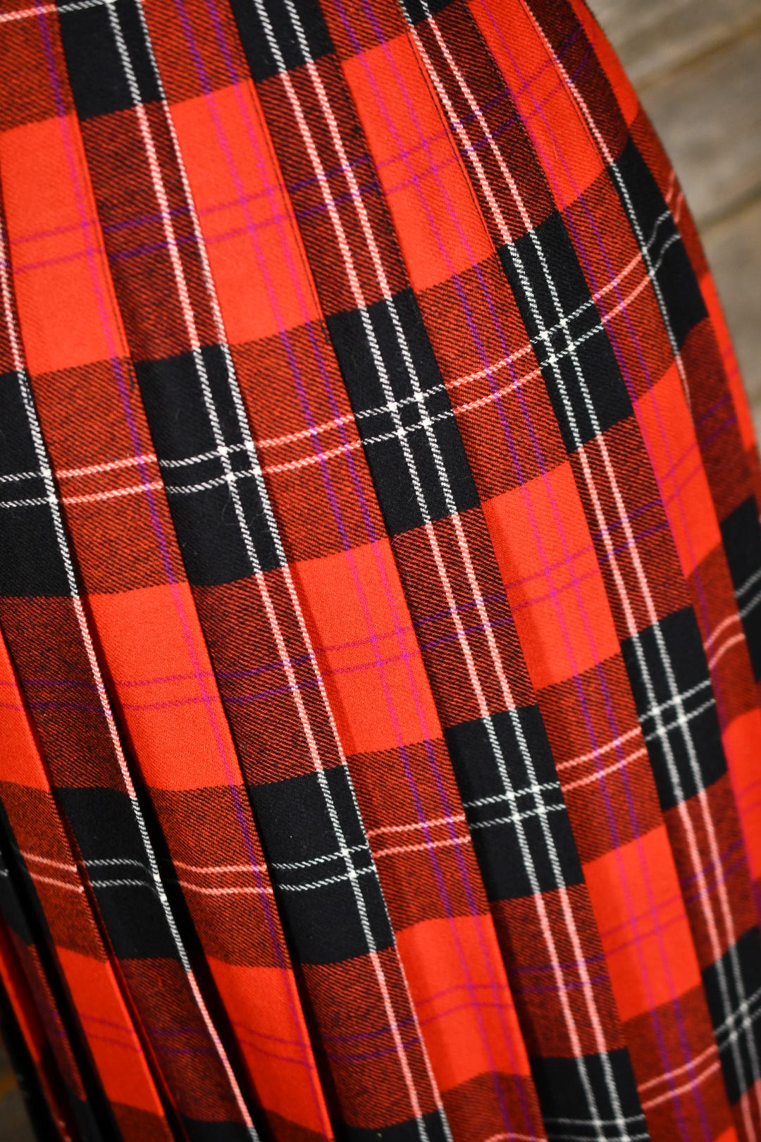 Laird-Portch of Scotland Red Tartan Kilt Skirt